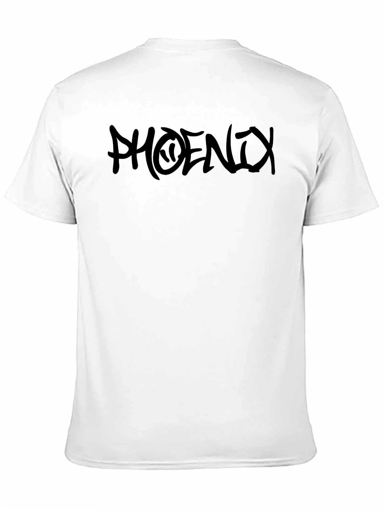 Phoenix Graphic Print Black T-Shirt - 11