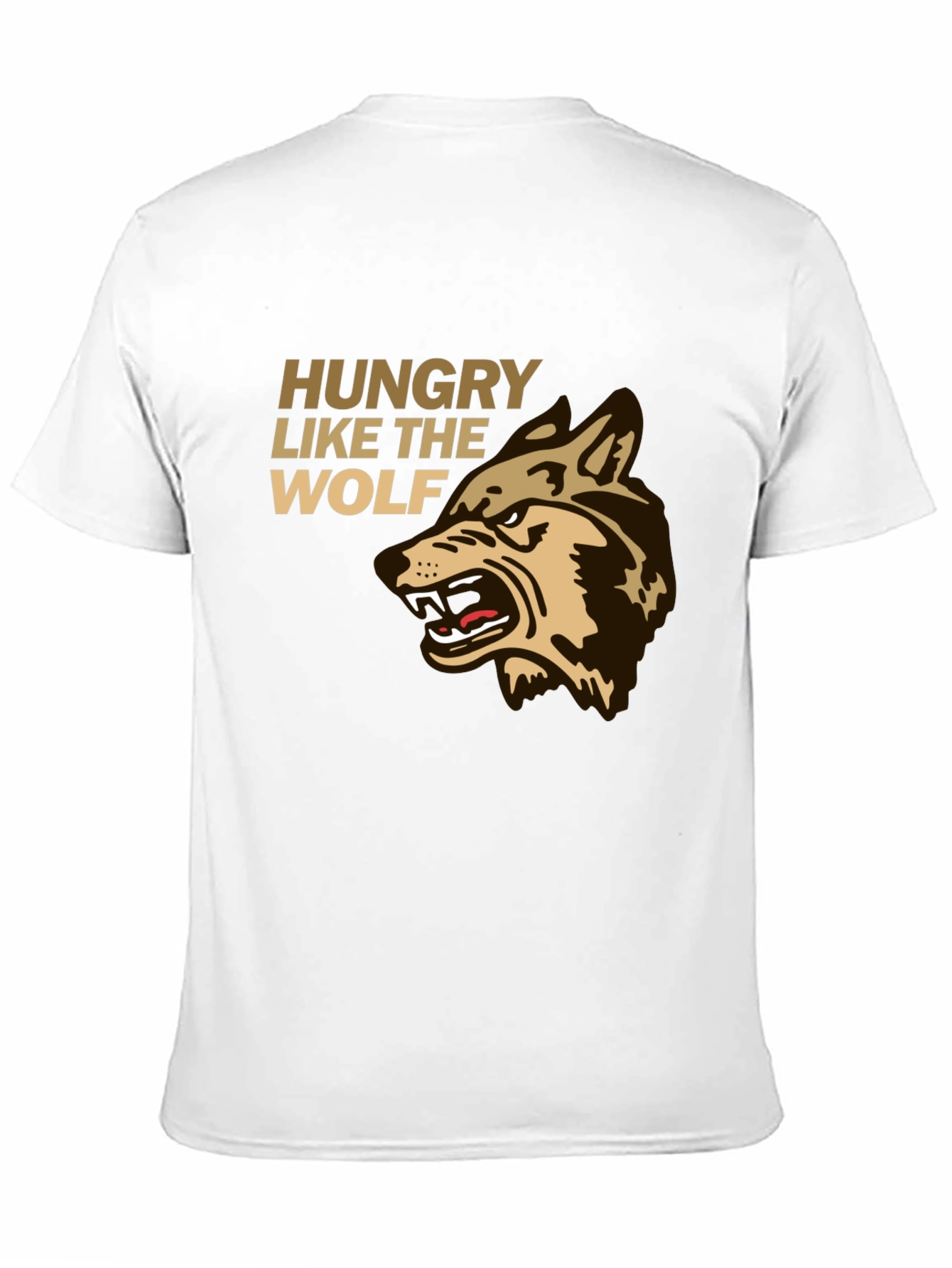 Black Hungry Like the Wolf Graphic Tee - Black view 11