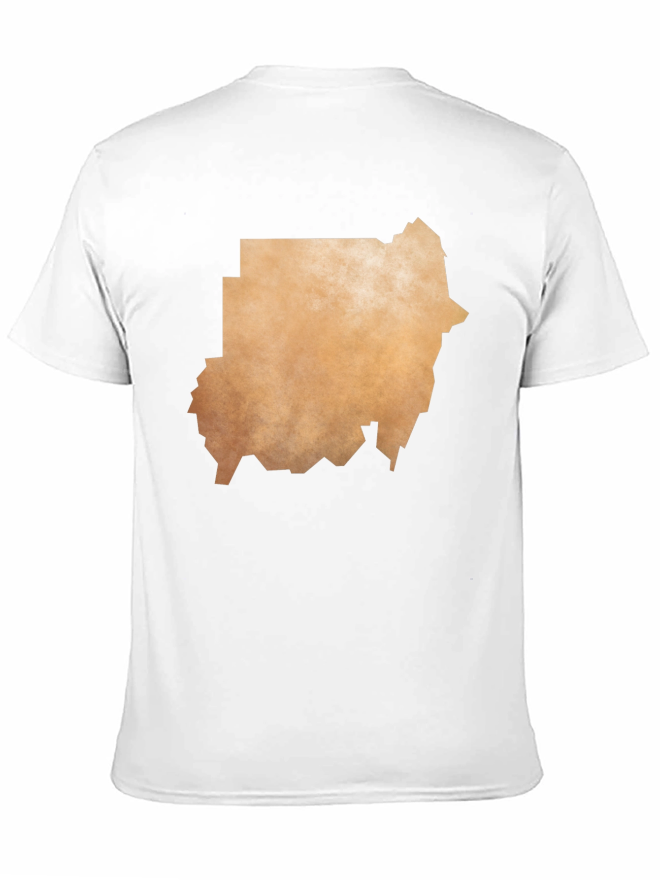 Black Sudan Map Graphic T-Shirt - Black Casual Tee view 11