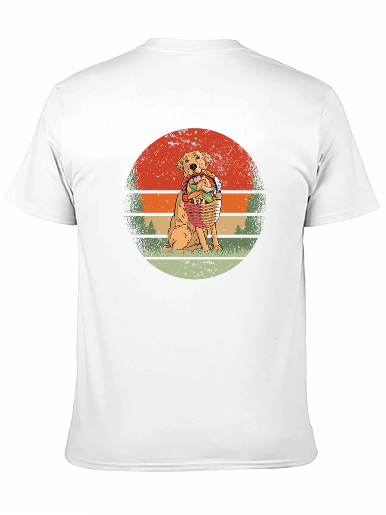 Dog Easter Basket Graphic T-Shirt - 11
