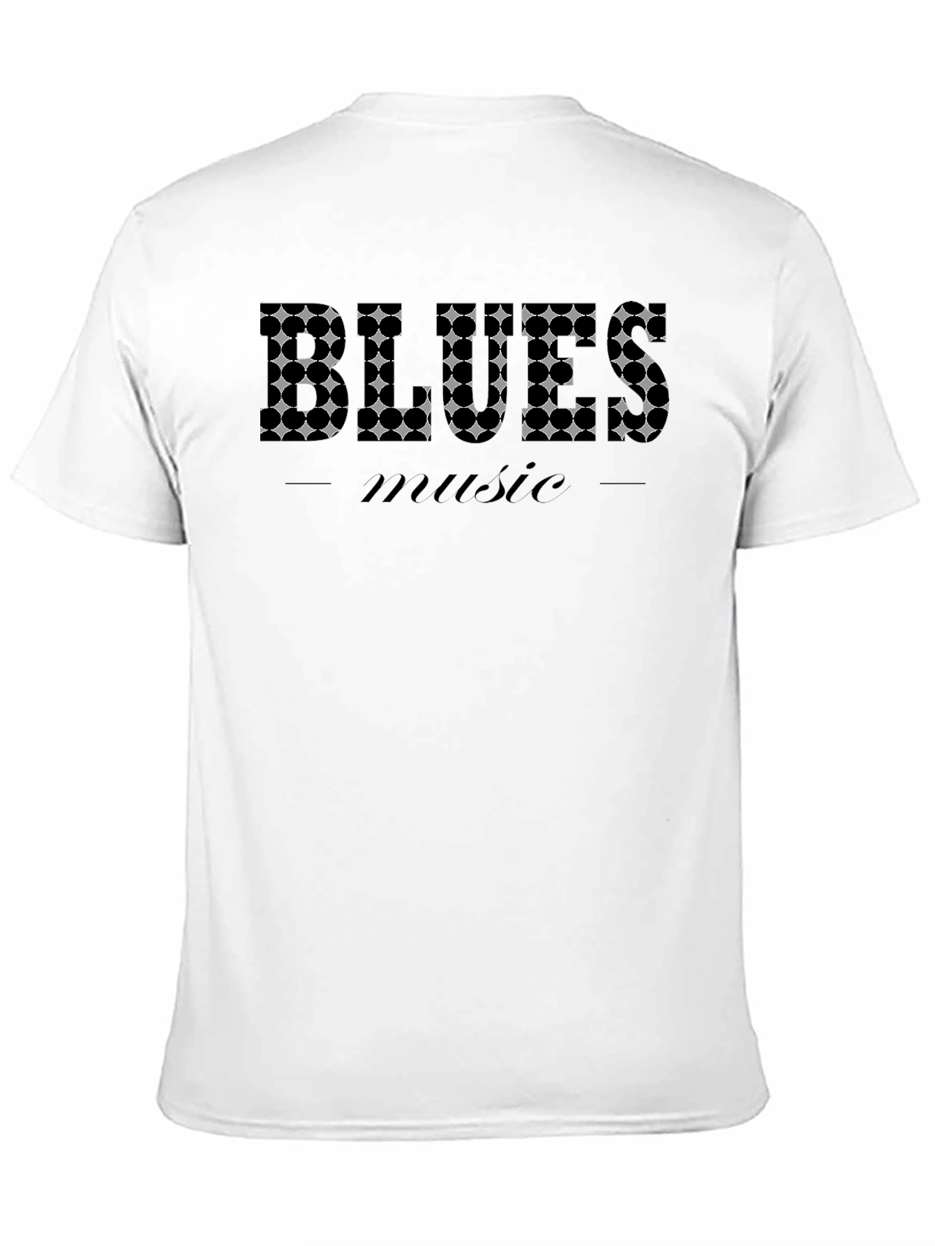 Black Blues Music Graphic Print Black T-Shirt view 11