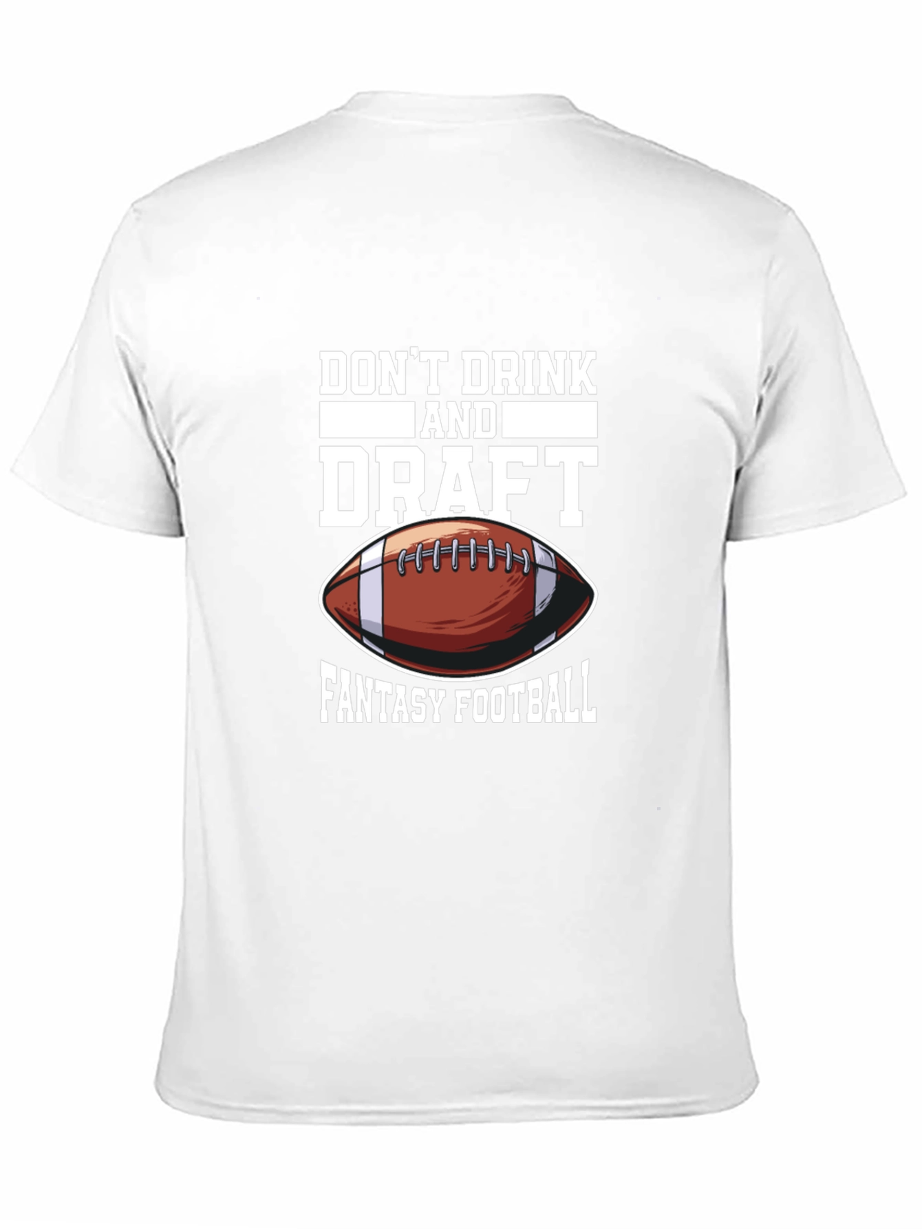 Black Don't Drink & Draft Fantasy Football Graphic Tee view 11