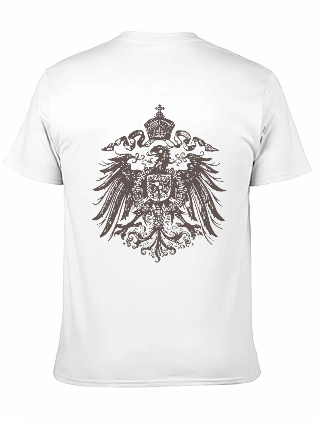 Black Black Eagle Crest Graphic T-Shirt view 11