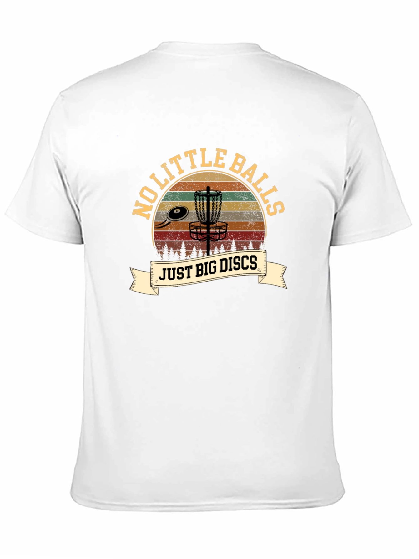 Black No Little Balls Just Big Discs T-Shirt view 11