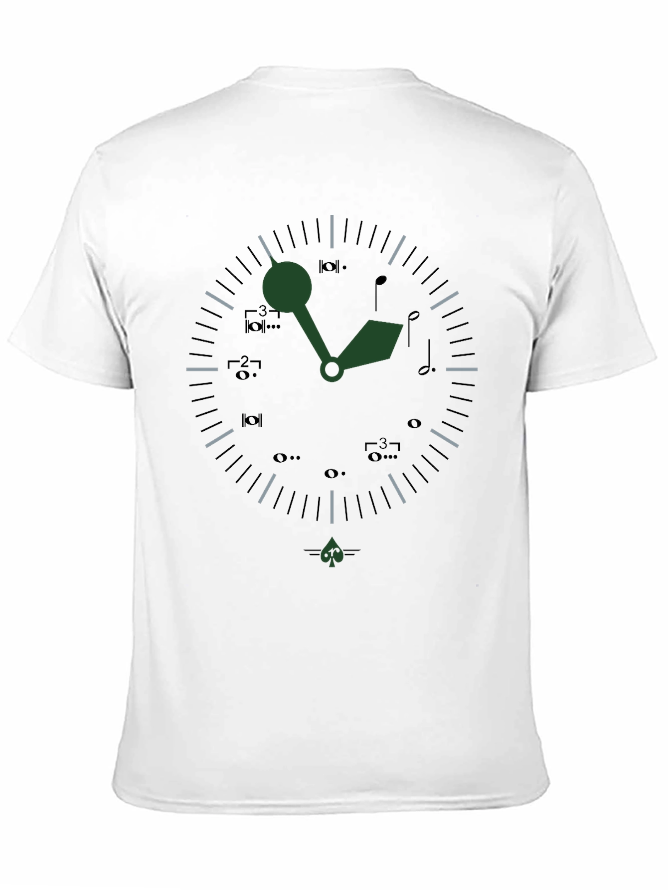 Black Musical Time T-Shirt - Stylish and Unique Design view 11