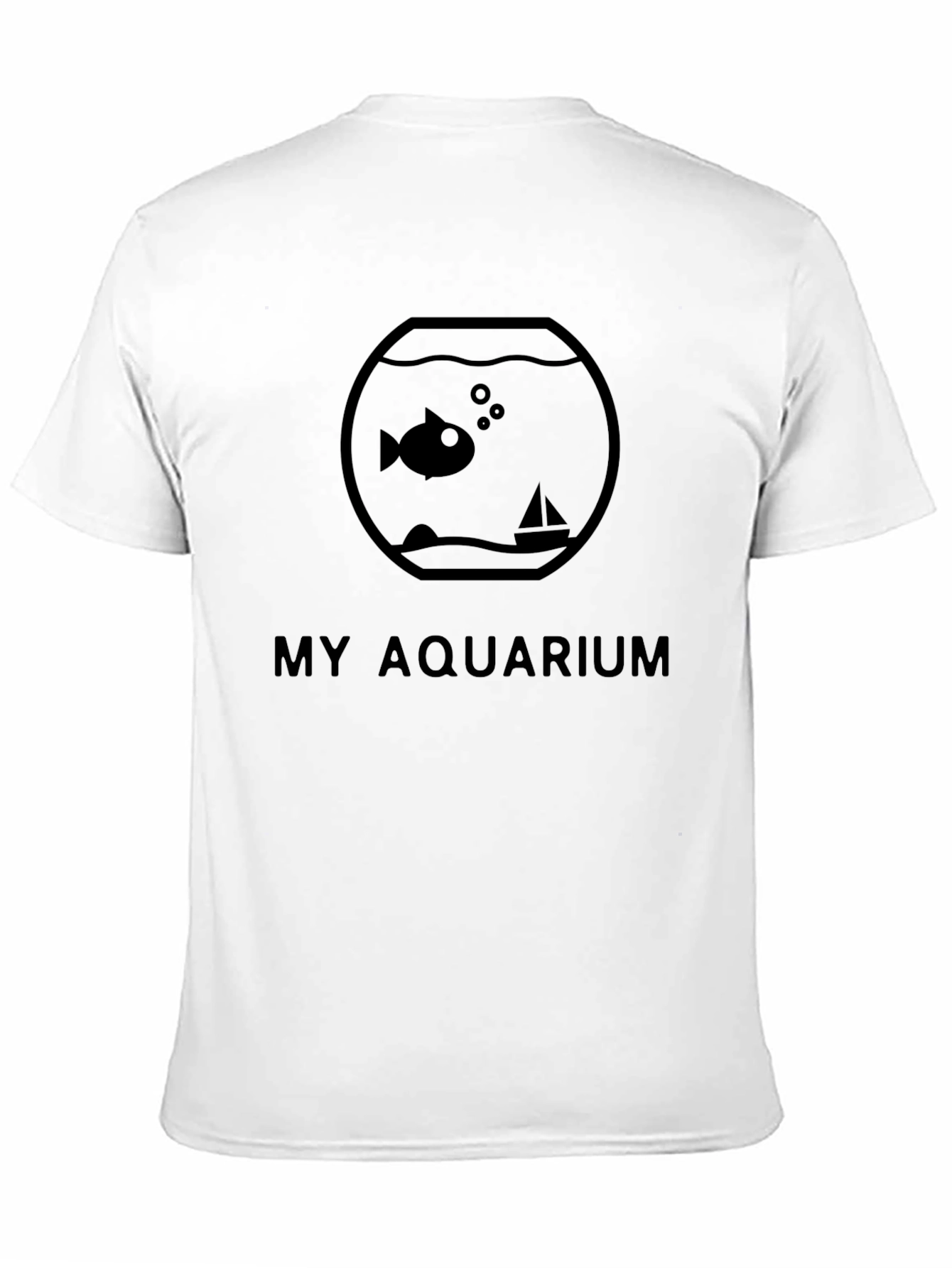 Black My Aquarium Graphic T-Shirt view 11