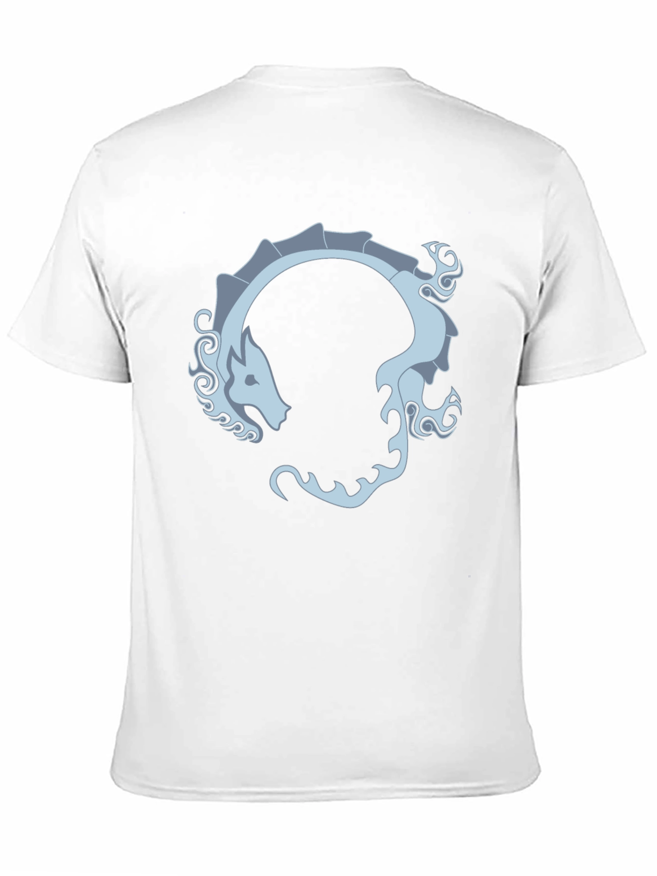 Black Dragon Circle Graphic Tee - Black Cotton view 11