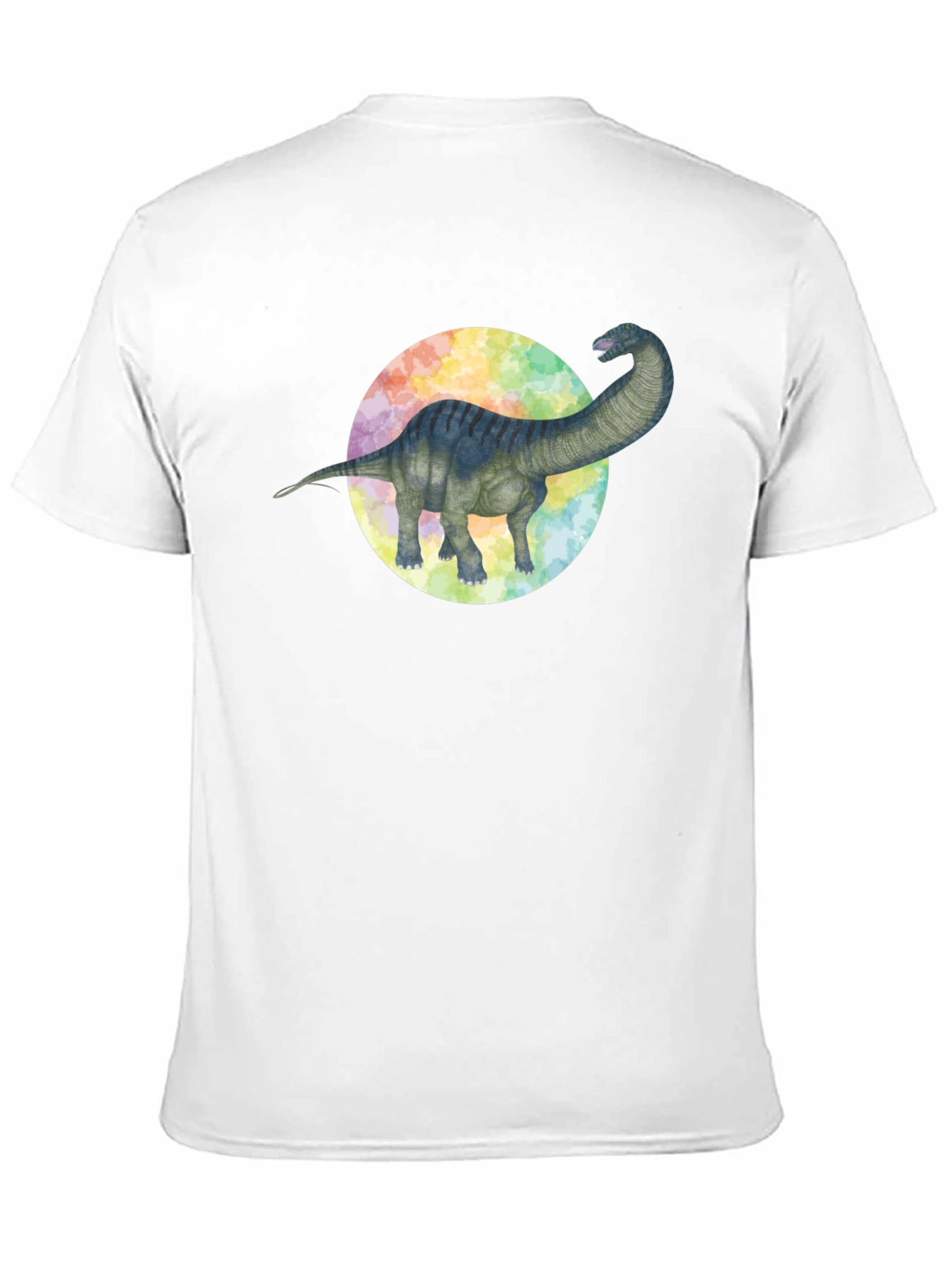 Black Dinosaur Graphic Tee - Brachiosaurus Black T-Shirt view 11