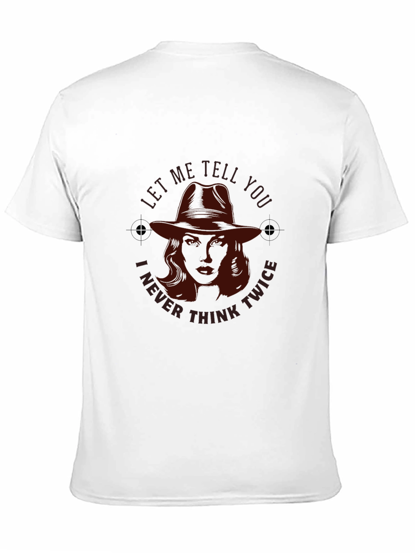 Black Noir Detective T-Shirt - Never Think Twice view 11