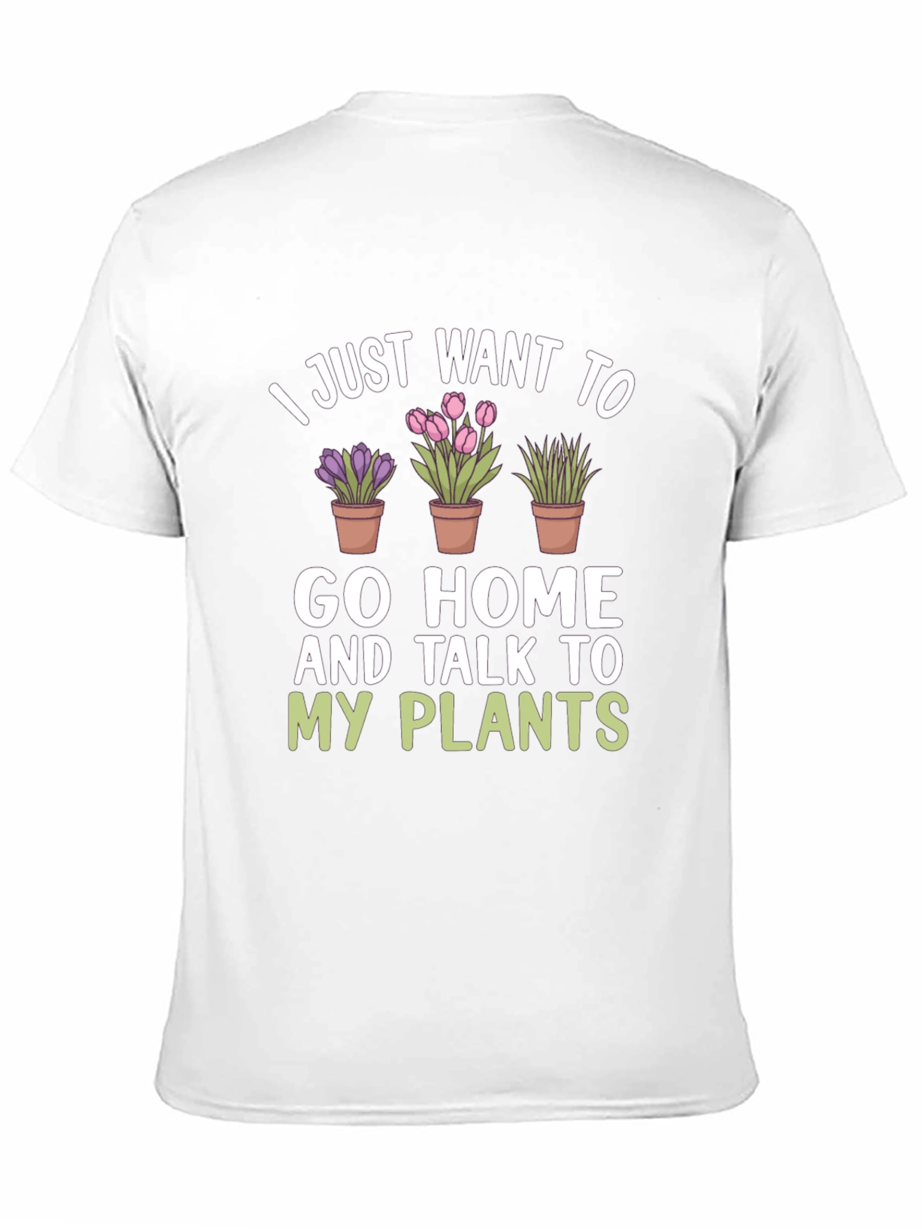 Black Plant Lover T-Shirt: Home and Plants view 11