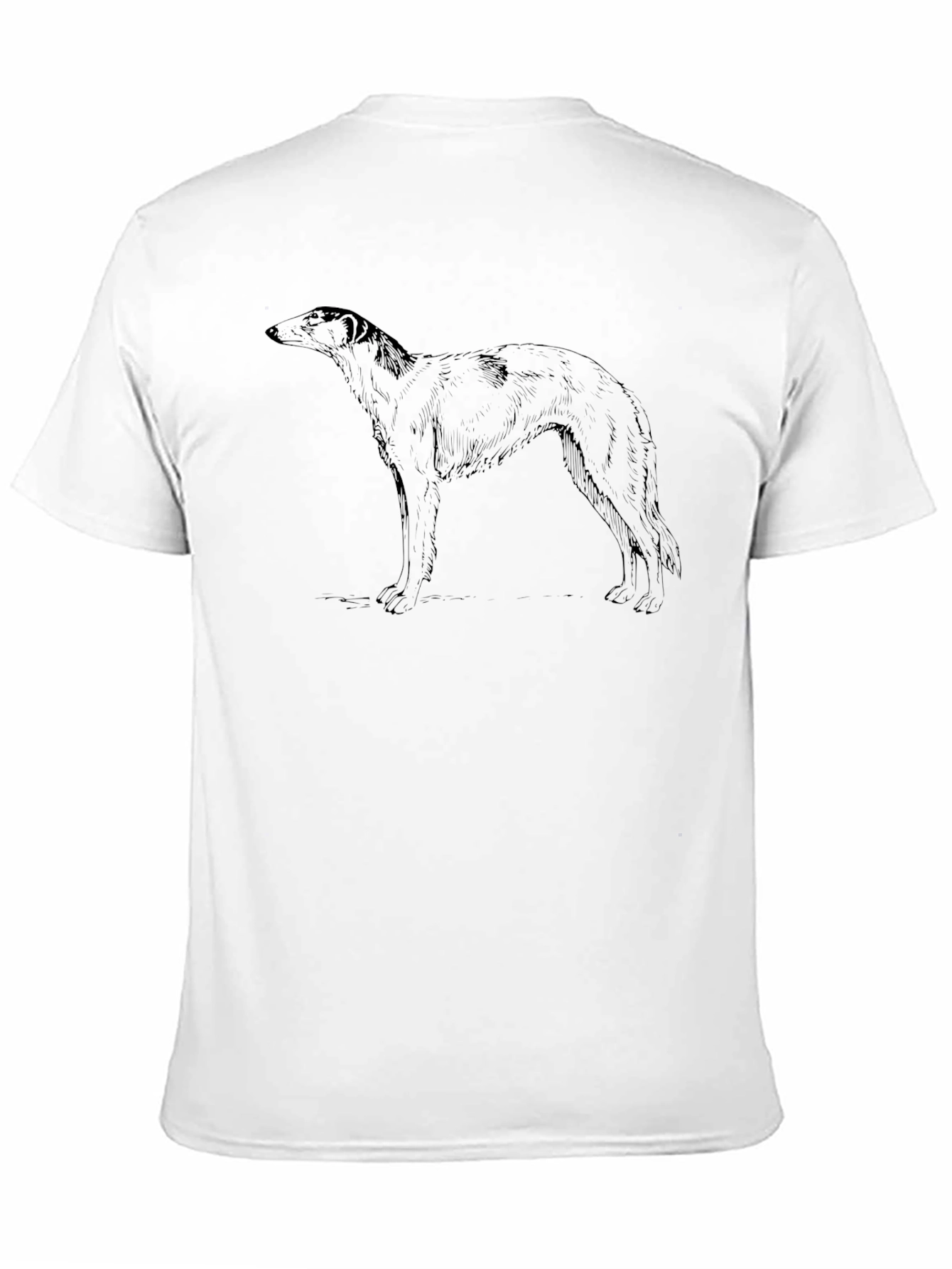 Black Greyhound Dog Graphic Tee - Classic Style view 11