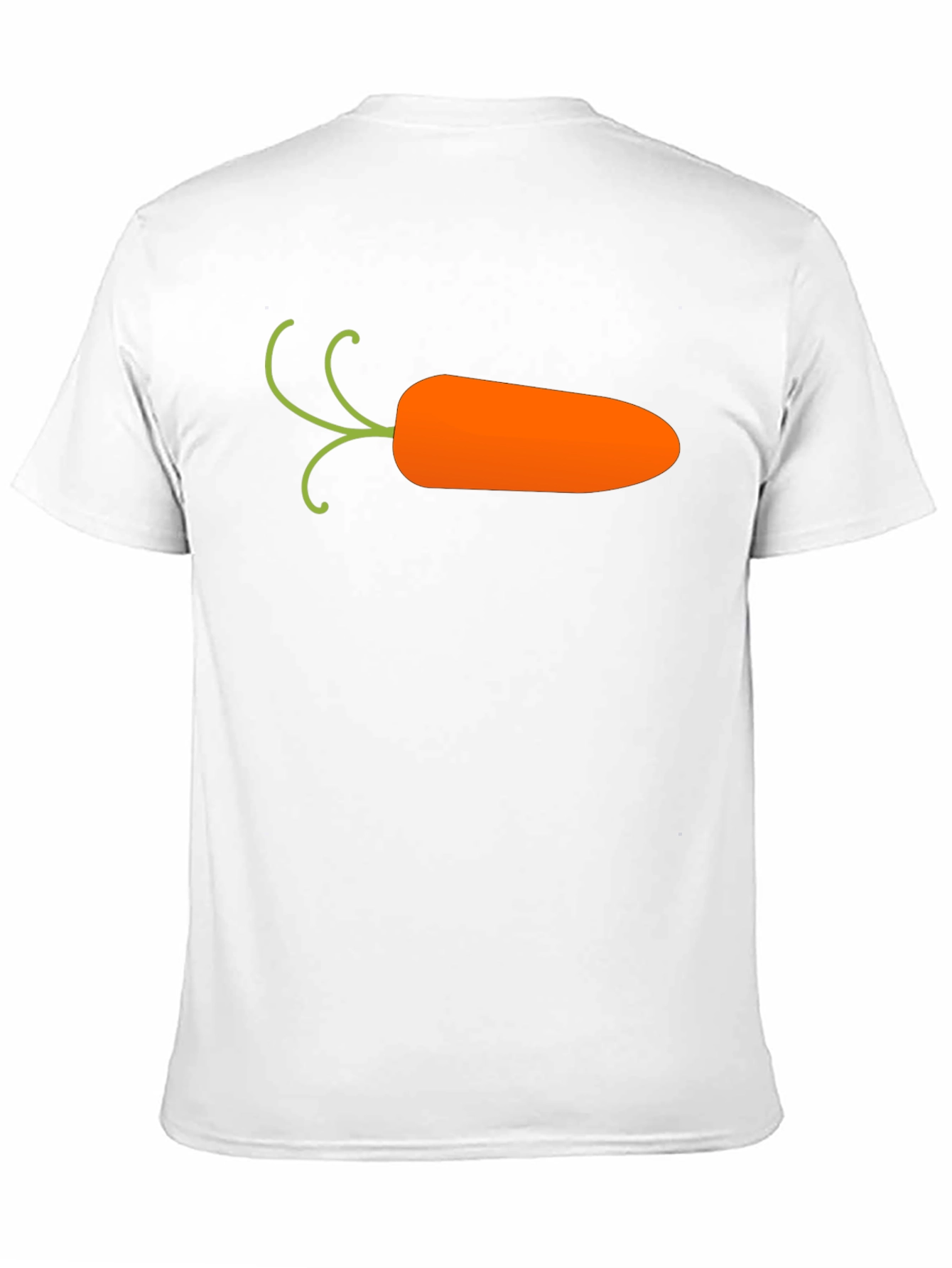 Black Carrot Graphic T-Shirt - Black, Casual Cotton Tee view 11