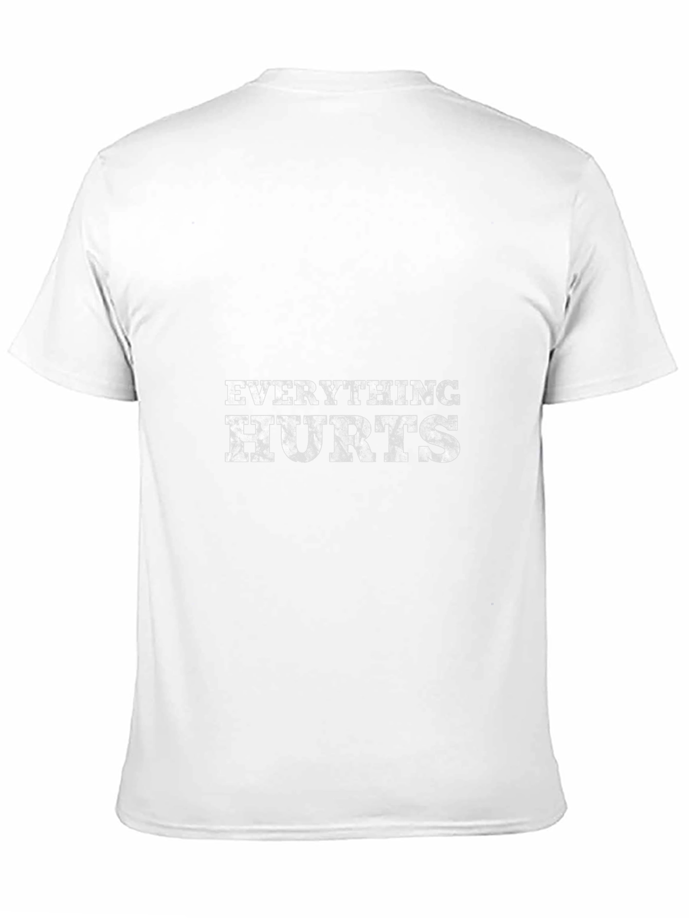 Black Everything Hurts Graphic T-Shirt view 11