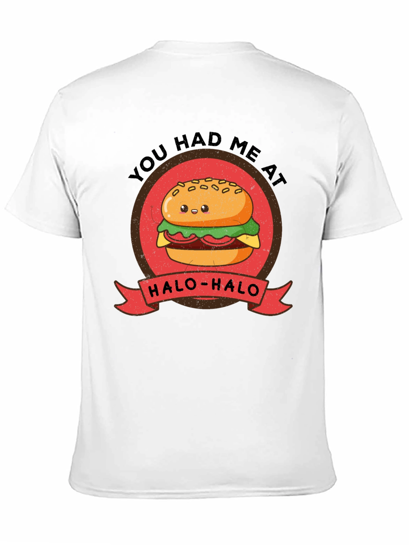 Black You Had Me At Halo-Halo T-Shirt - Funny Foodie Tee view 11