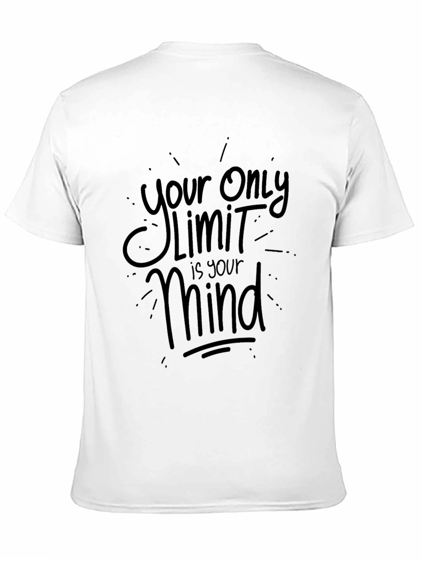 Black Your Only Limit Is Your Mind T-Shirt view 11