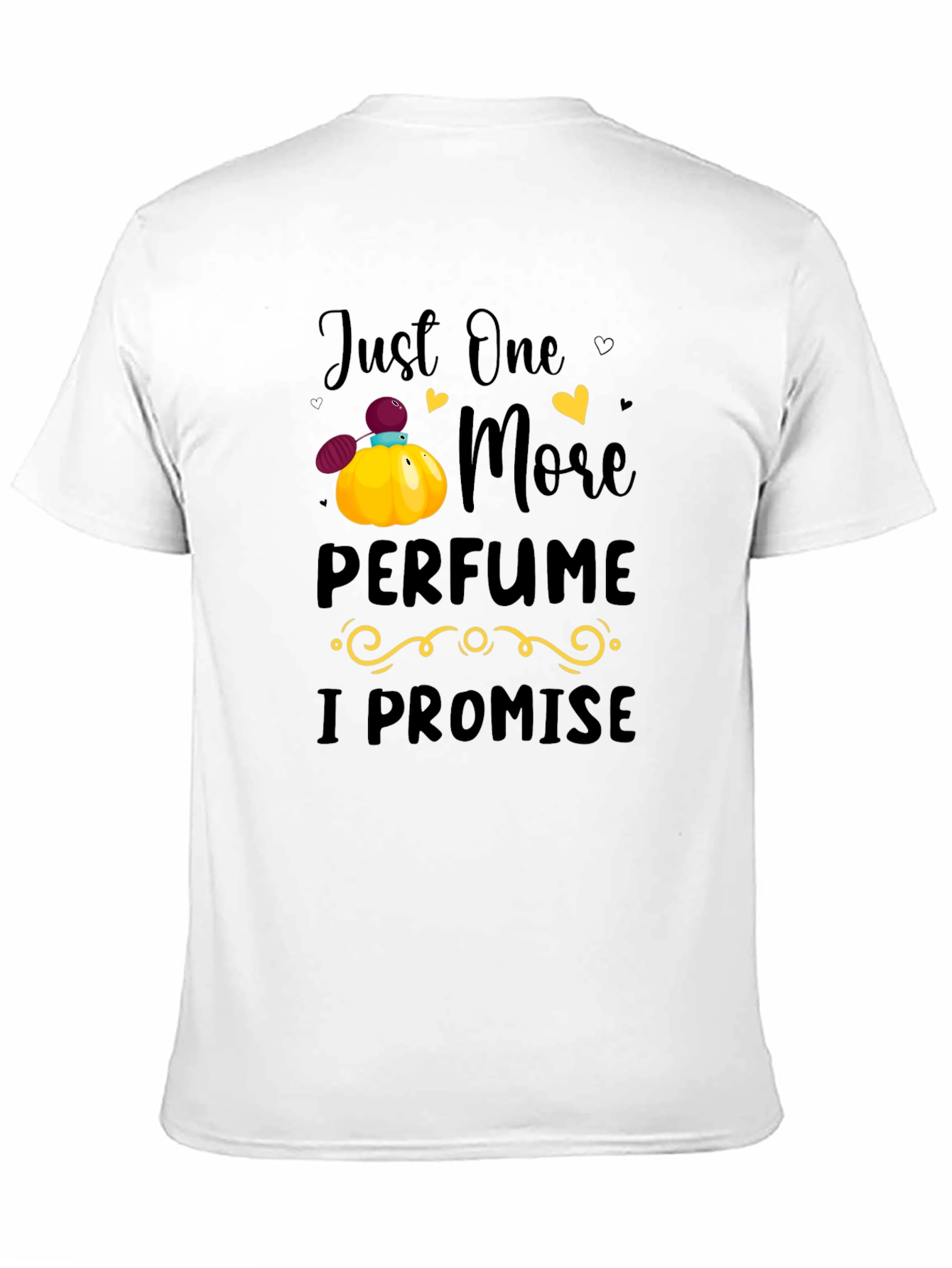 Black Just One More Perfume T-Shirt view 11