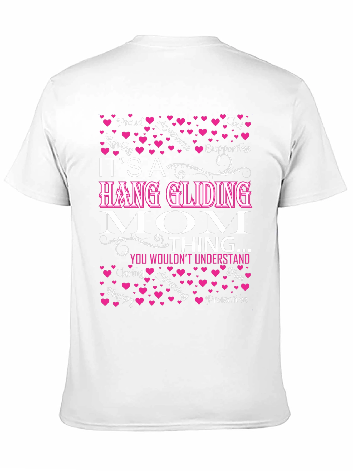 Black Hang Gliding Mom T-Shirt - Awesome Mother's Day Gift view 11