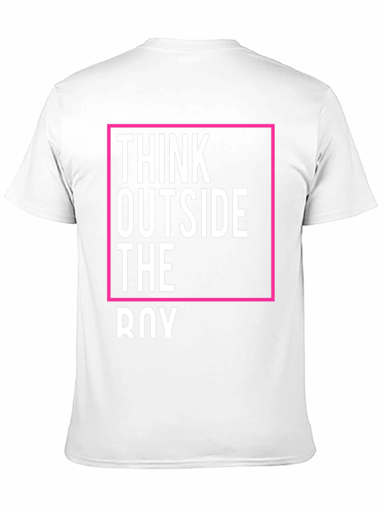 Black Think Outside the Box Graphic T-Shirt view 11