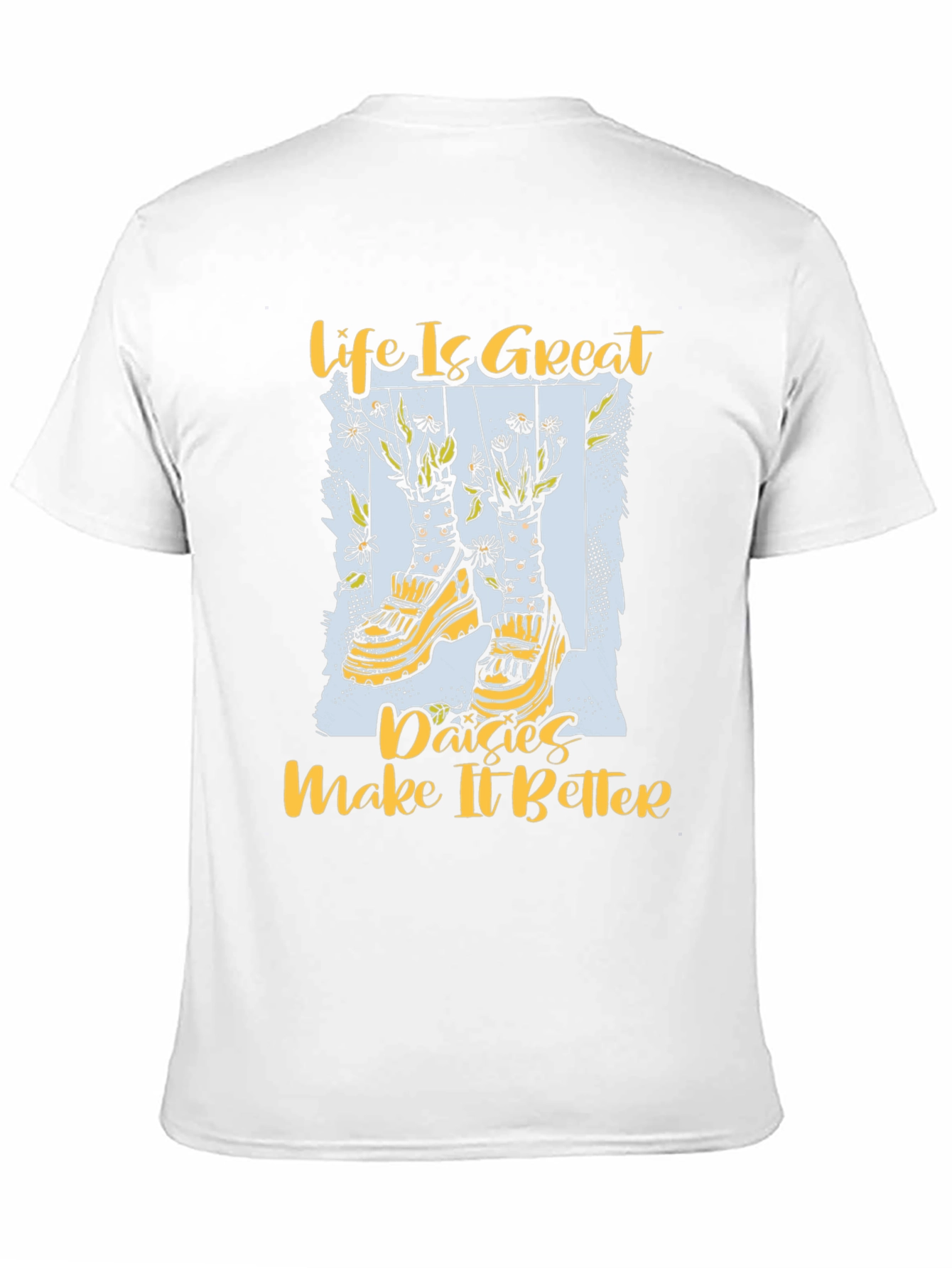 Black Life Is Great Tee: Daisies Make It Better! view 11