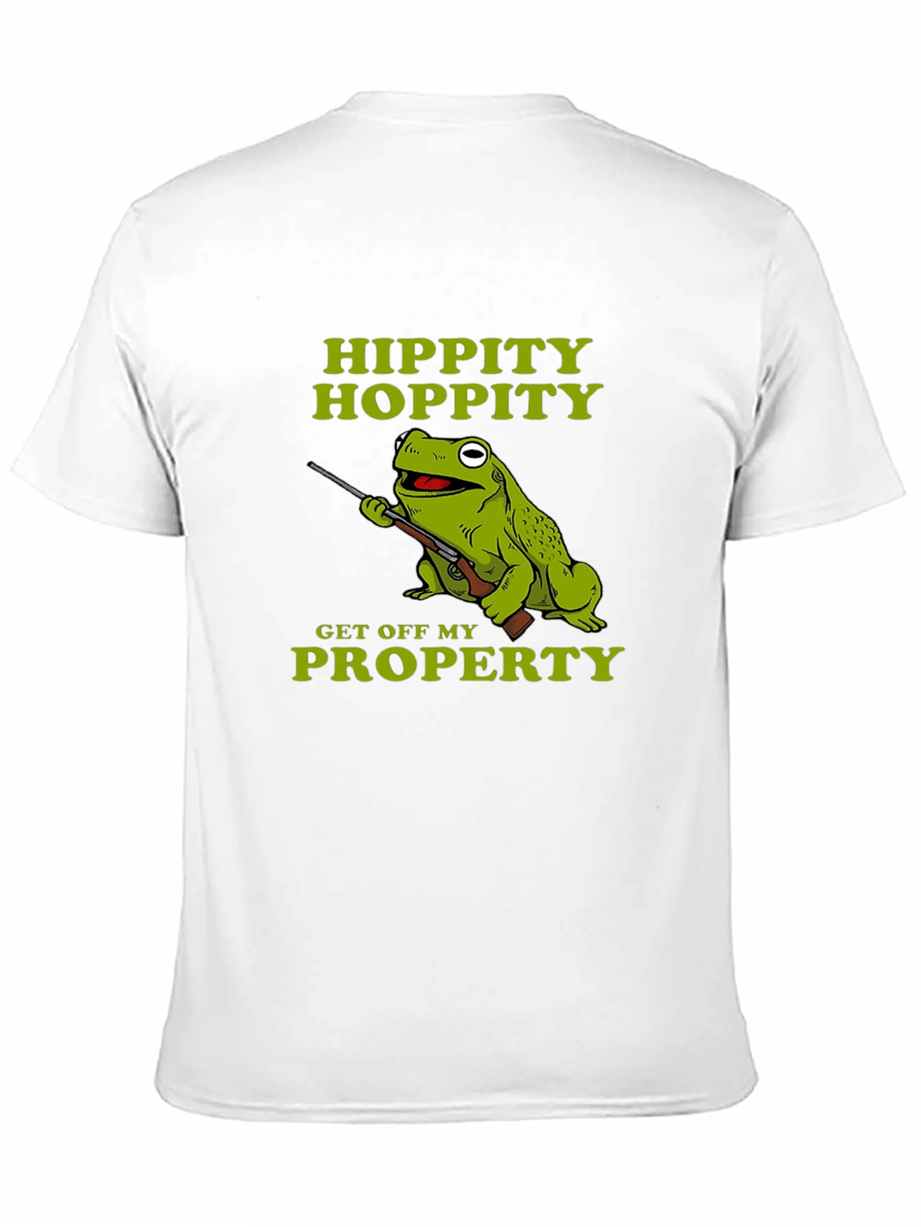 Black Hippity Hoppity Frog T-Shirt view 11