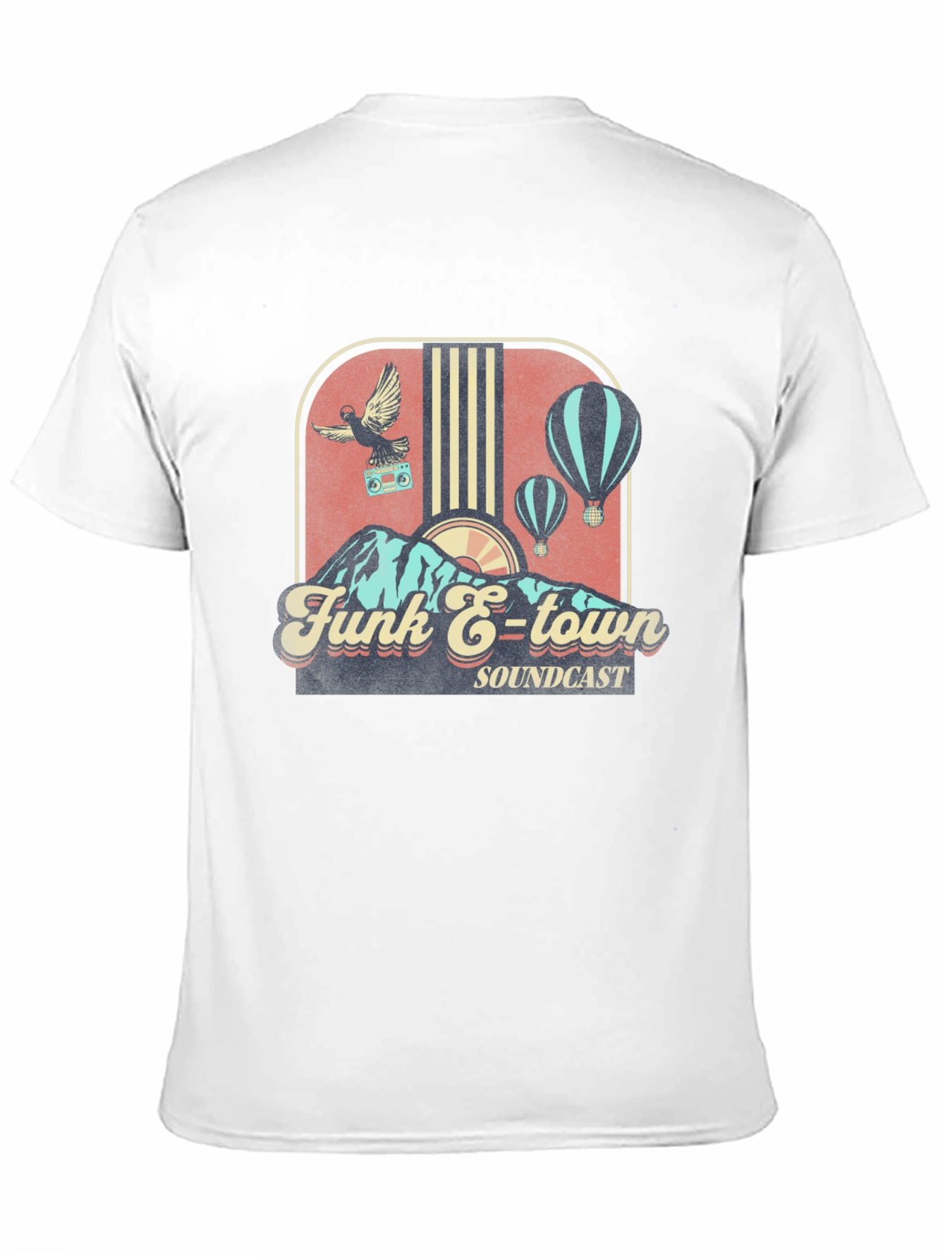 Black Funk E-Town Soundcast Graphic T-Shirt view 11