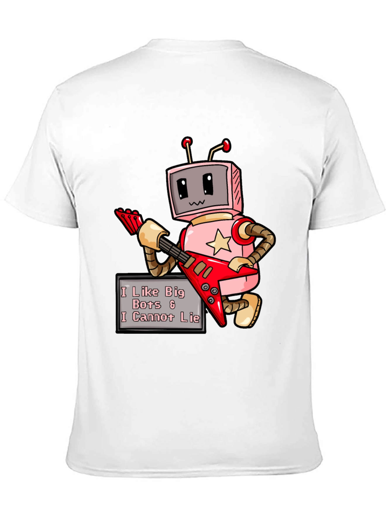 Black I Like Big Bots T-Shirt view 11