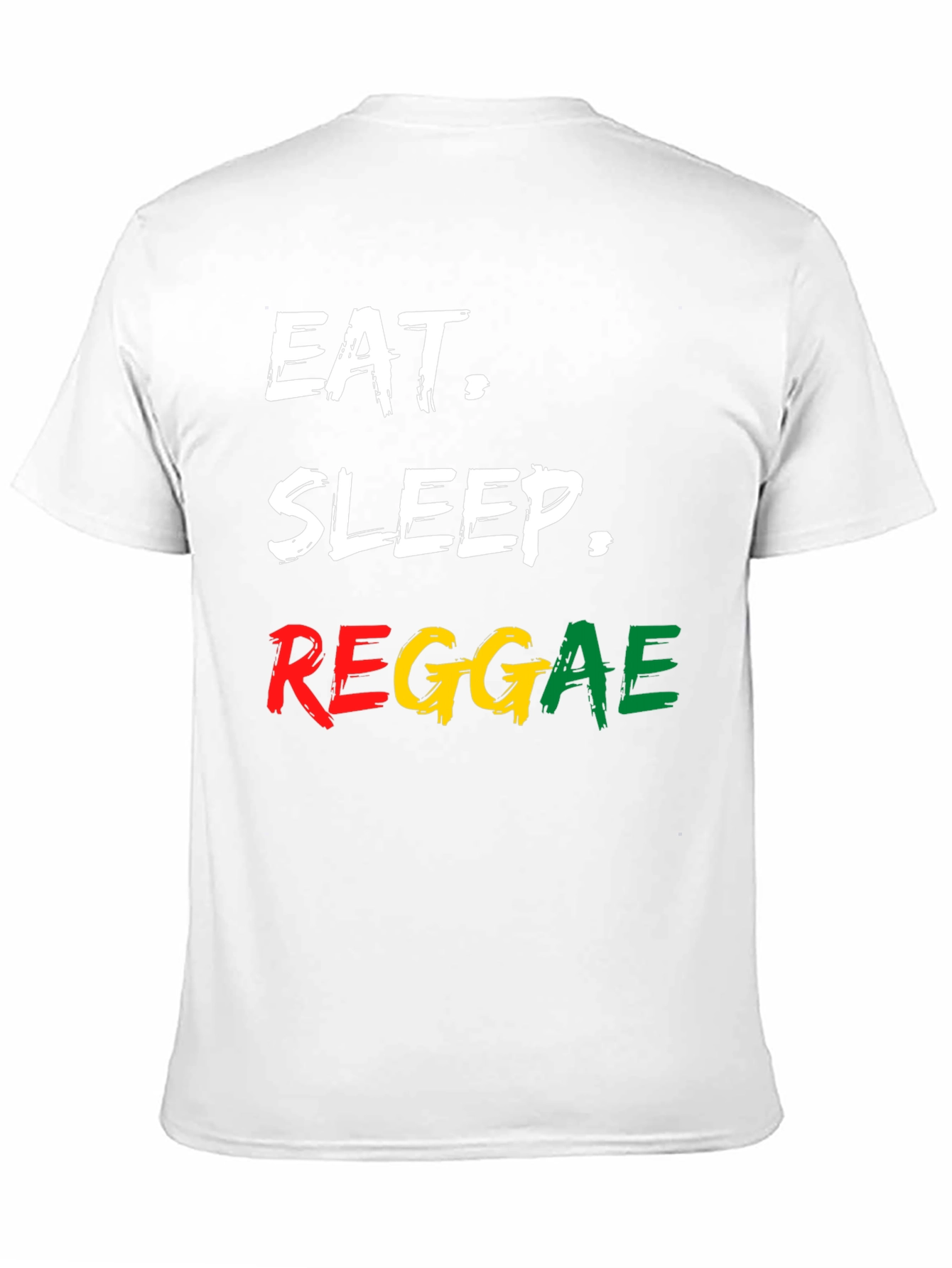 Black Eat Sleep Reggae T-Shirt - Cool Graphic Tee view 11