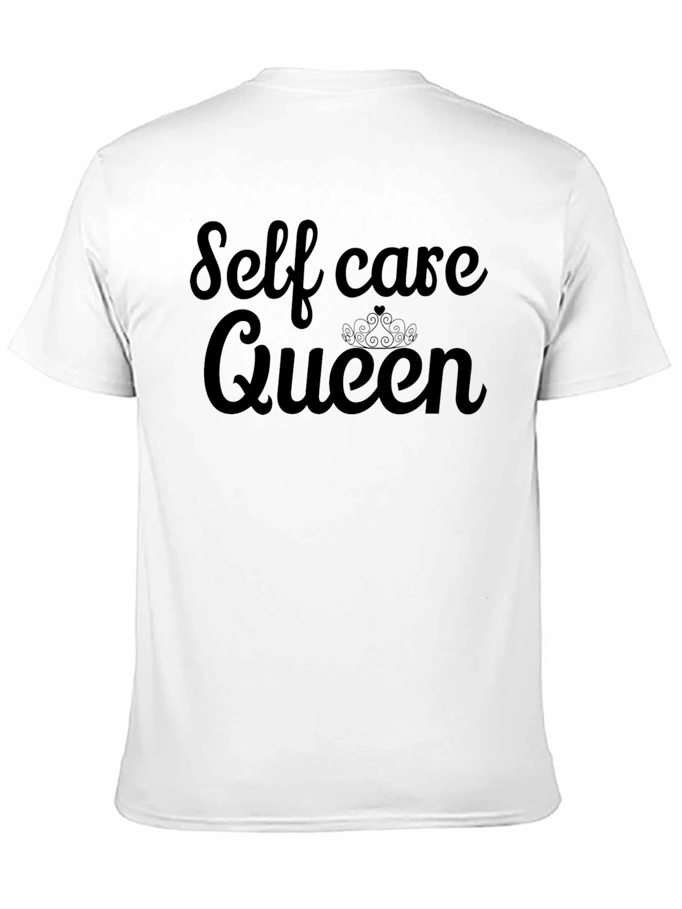Black Self Care Queen Graphic Tee - Black T-Shirt view 11
