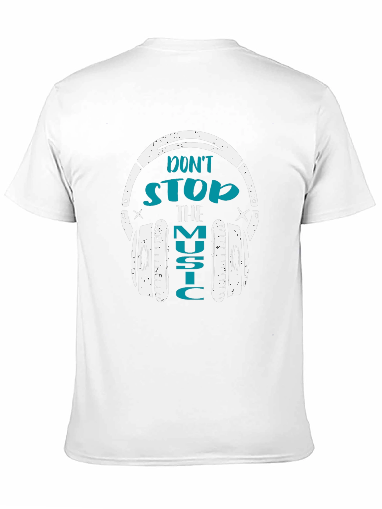 Black Don't Stop the Music Graphic T-Shirt view 11
