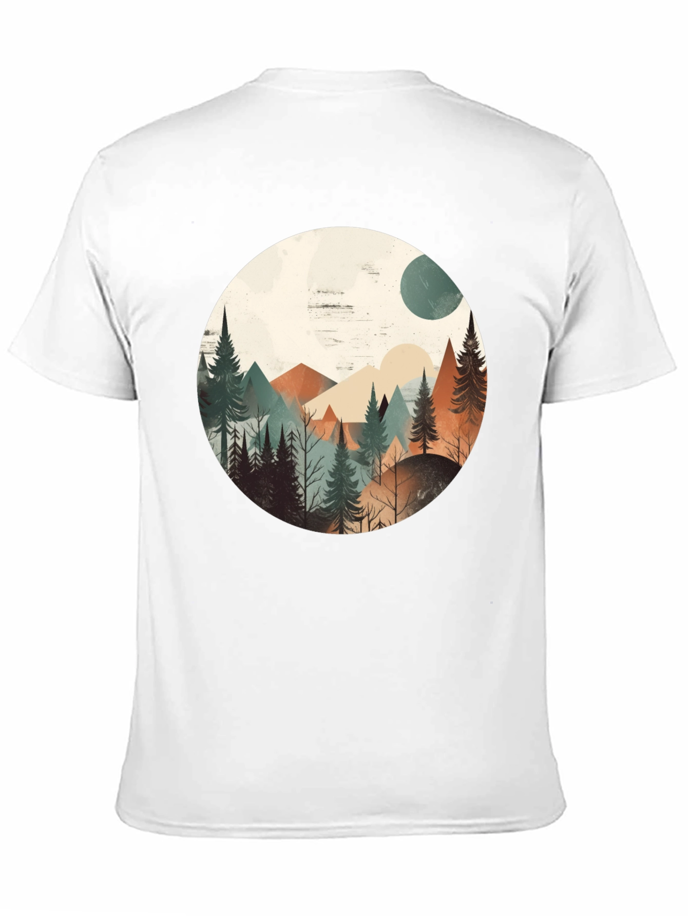 Black Mountainscape Graphic Tee - Unisex Comfort view 11