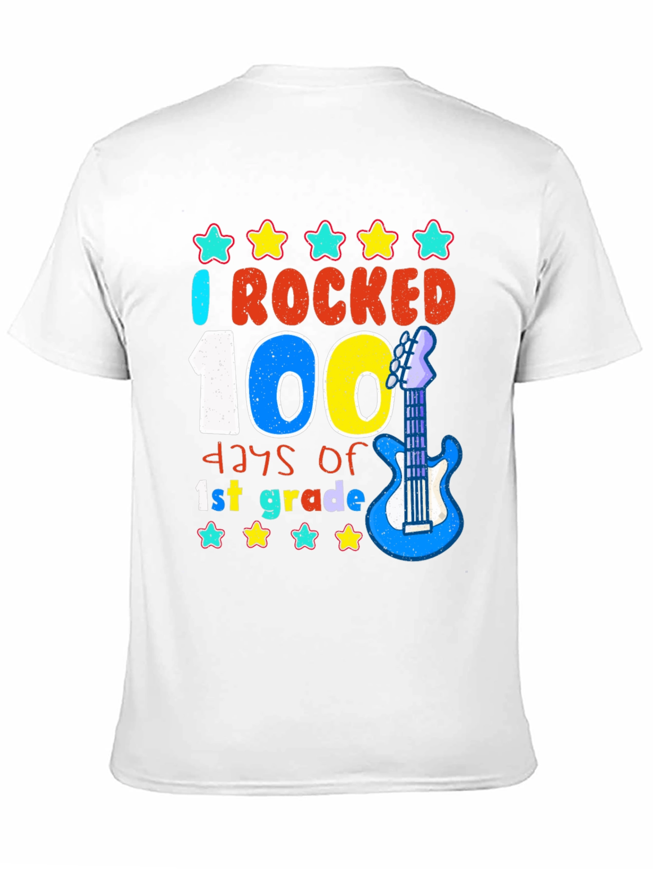 Rocked 100 Days of 1st Grade T-Shirt - 11