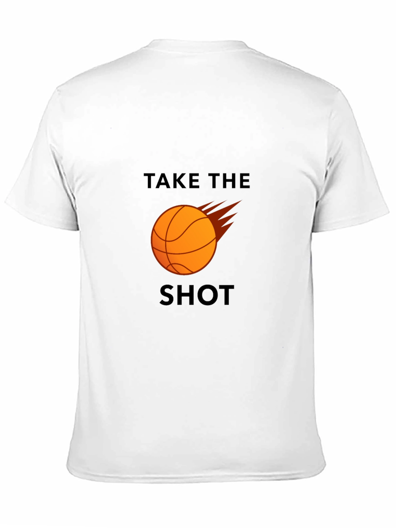 Black Basketball Take The Shot Graphic T-Shirt view 11