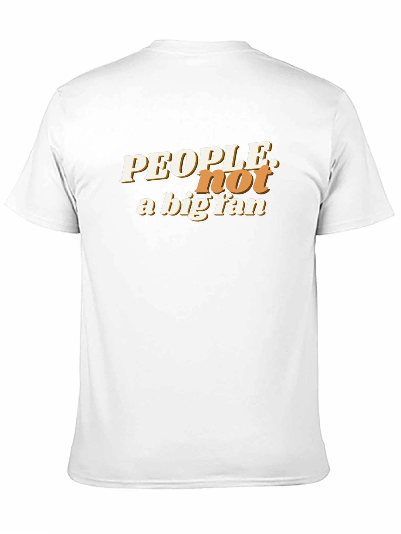 Black People Not A Big Fan Graphic Tee - Black view 11