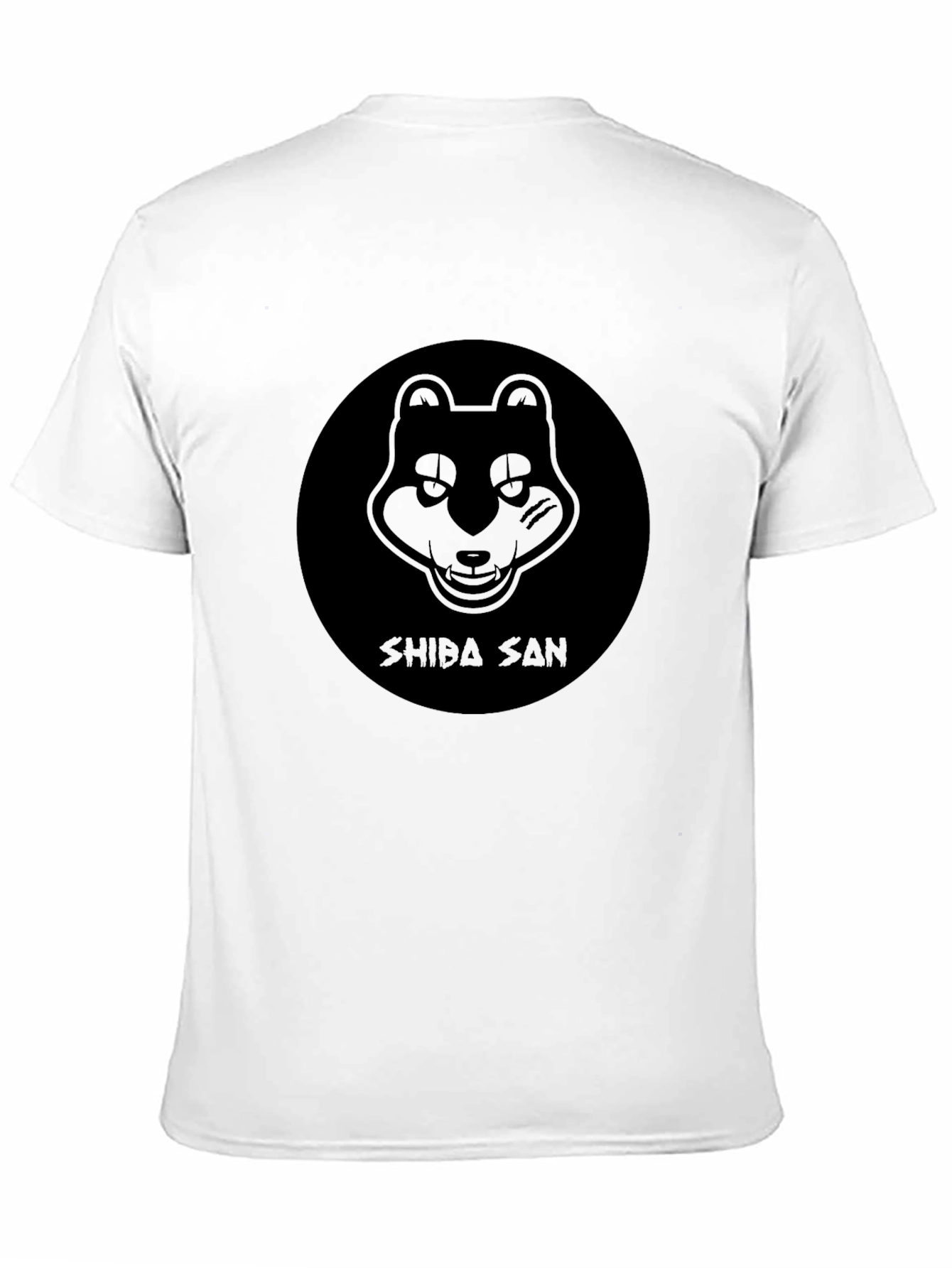 Black Shiba San Black Tee - Unique Graphic Design view 11