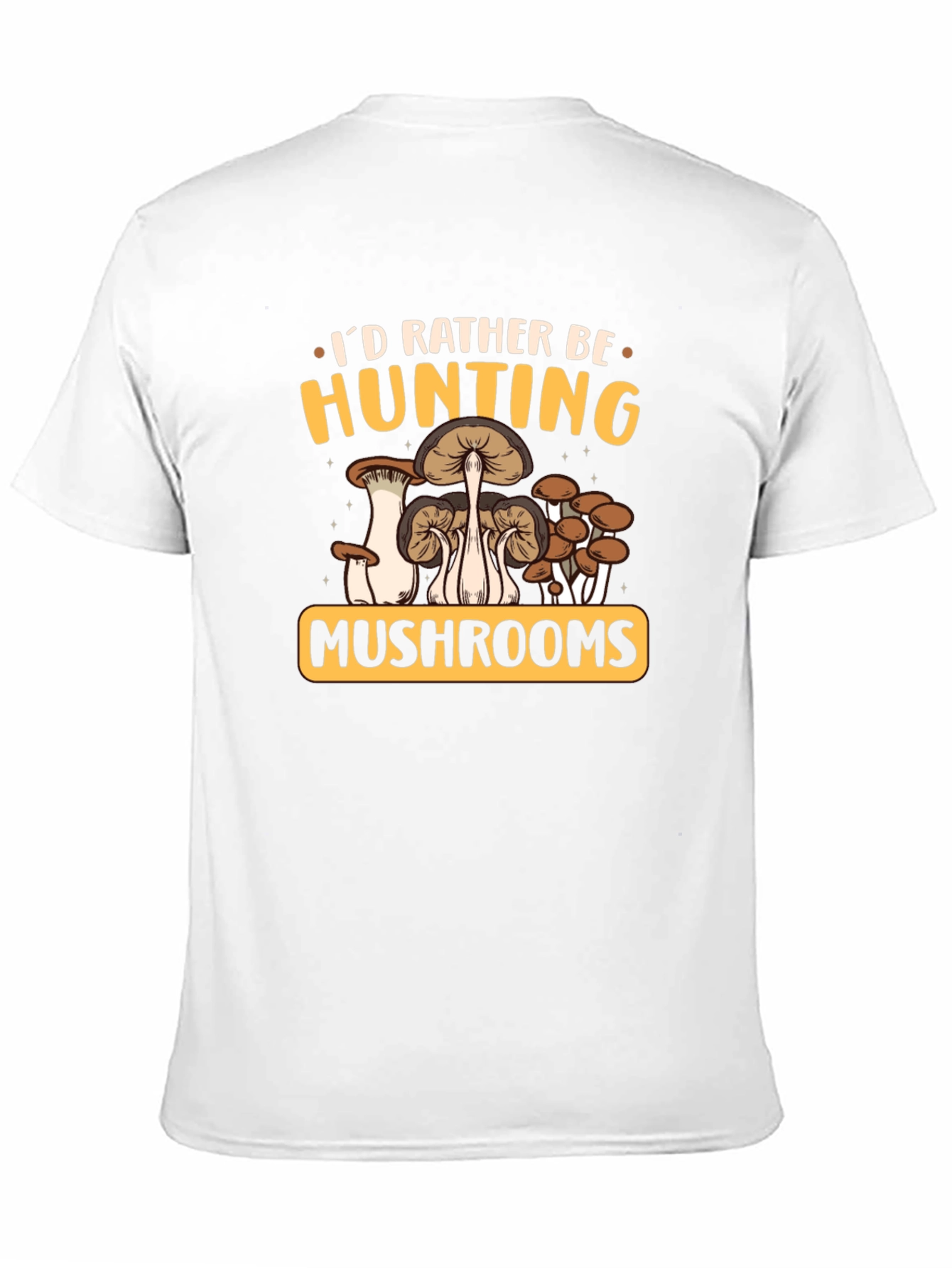 Black Mushroom Hunting Graphic Tee view 11
