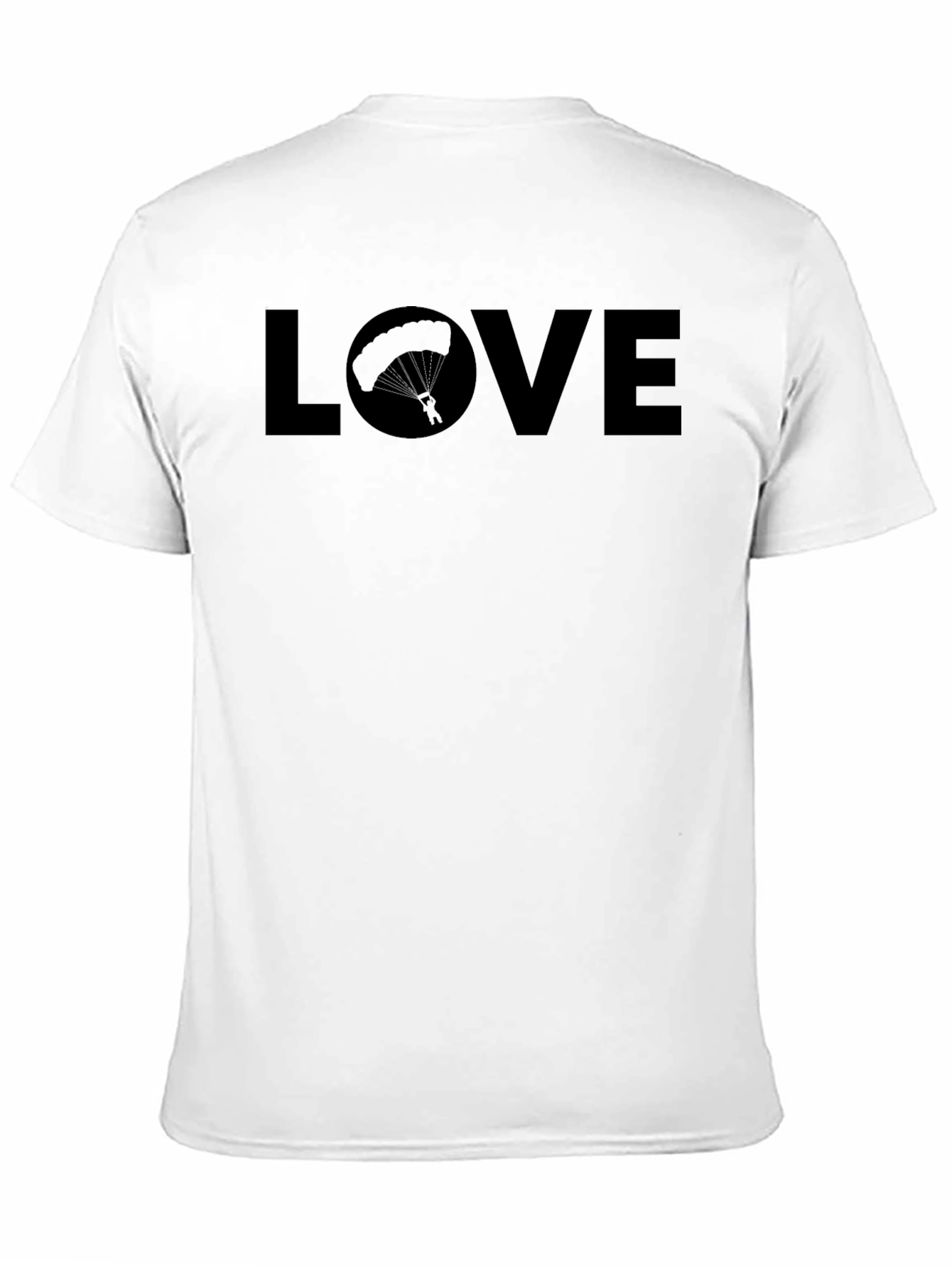 Black Love Parachute Graphic Tee - Black view 11