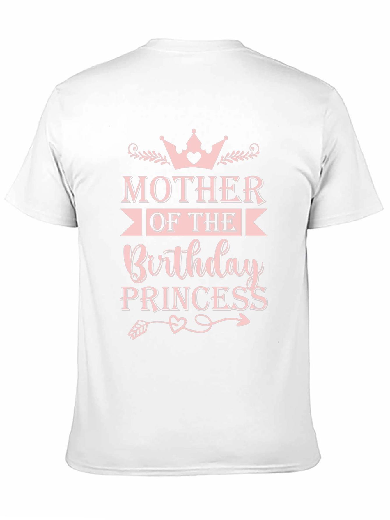 Black Mother of the Birthday Princess T-Shirt view 11