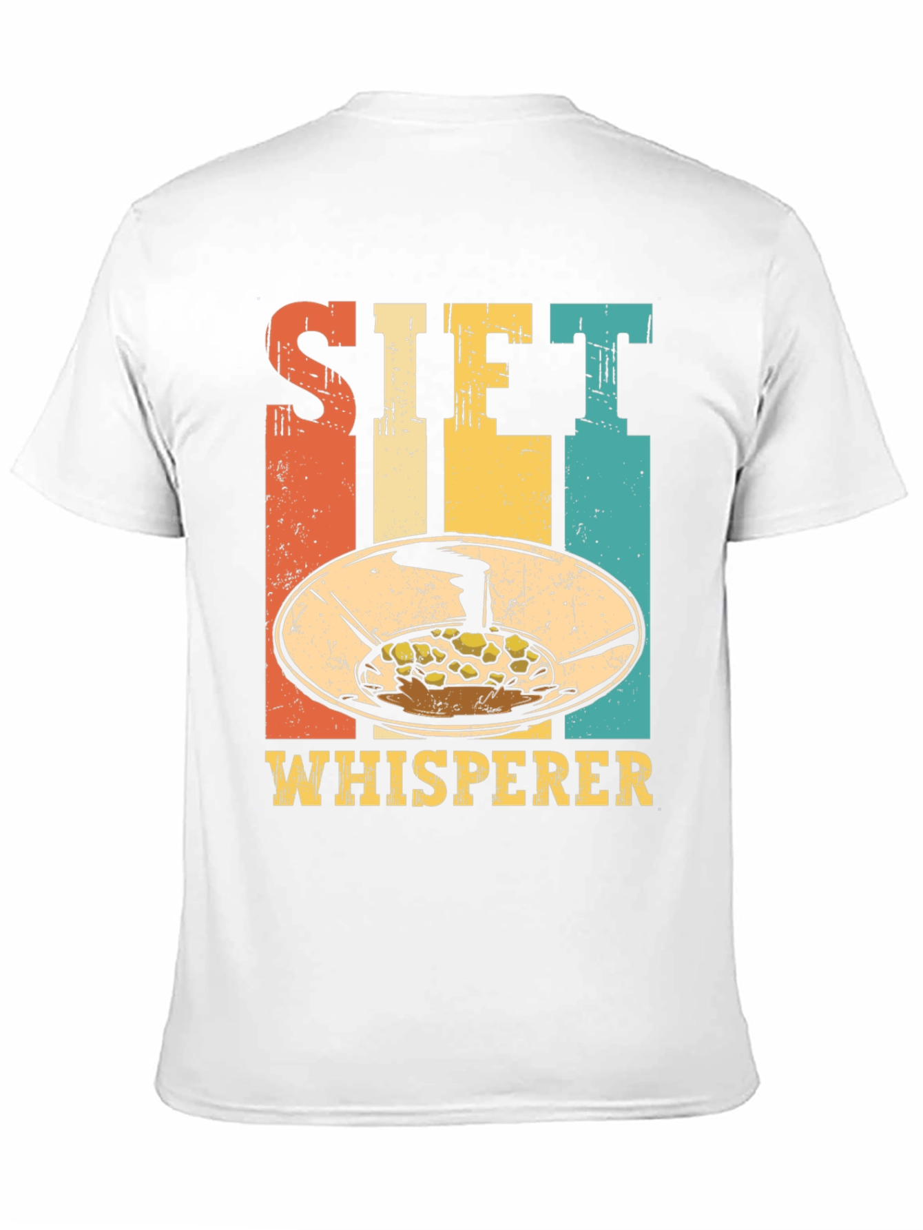 Black Sift Whisperer Retro T-Shirt - Baking Lover's Tee view 11