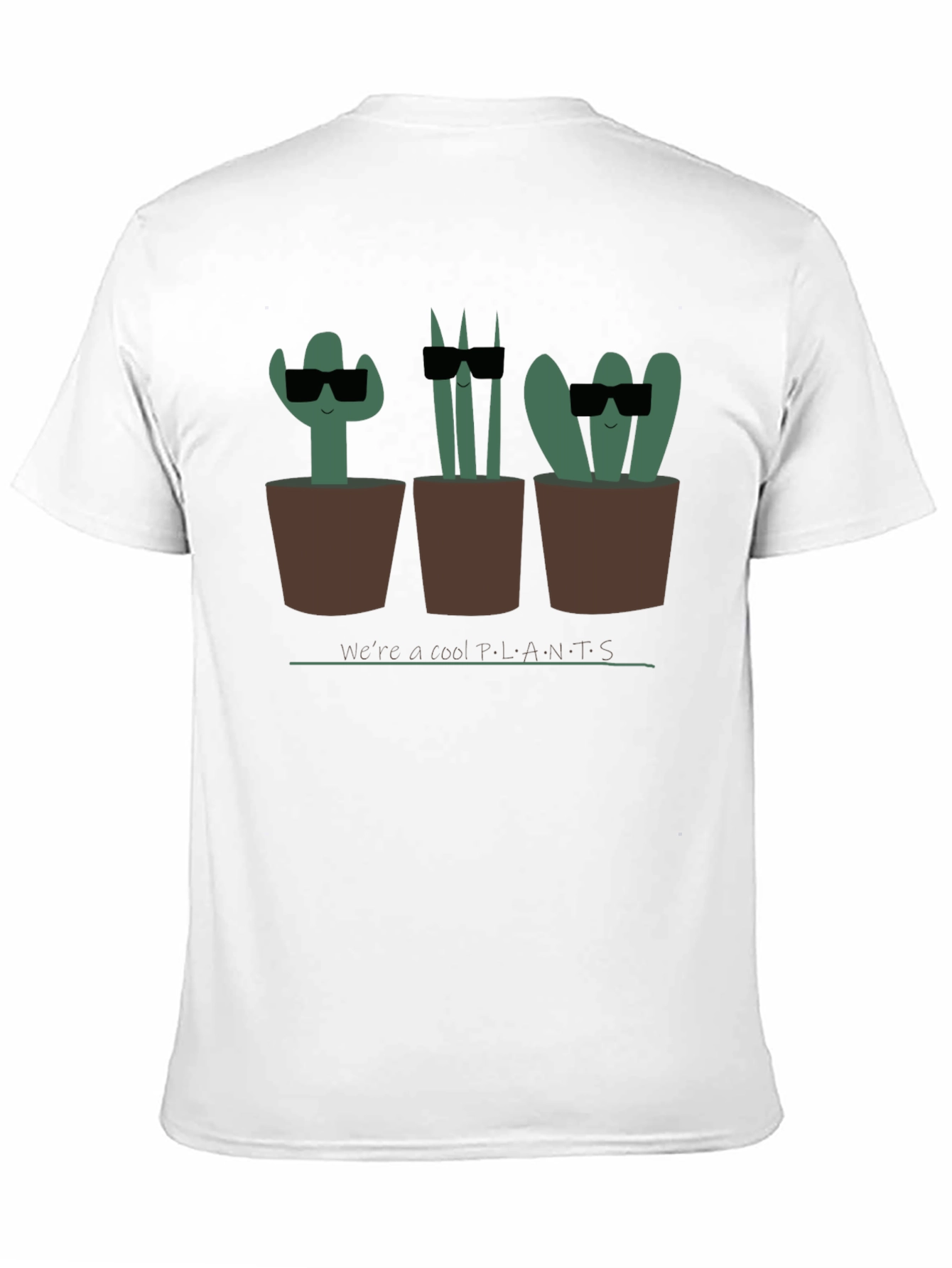 Black Cool Plants Graphic Tee - Unisex Black T-Shirt view 11