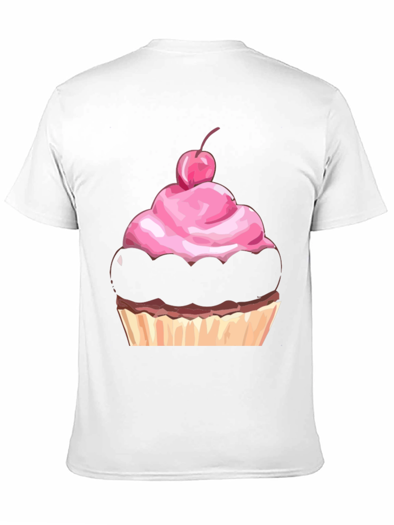 Black Cupcake T-Shirt, Funny Dessert Tee view 11