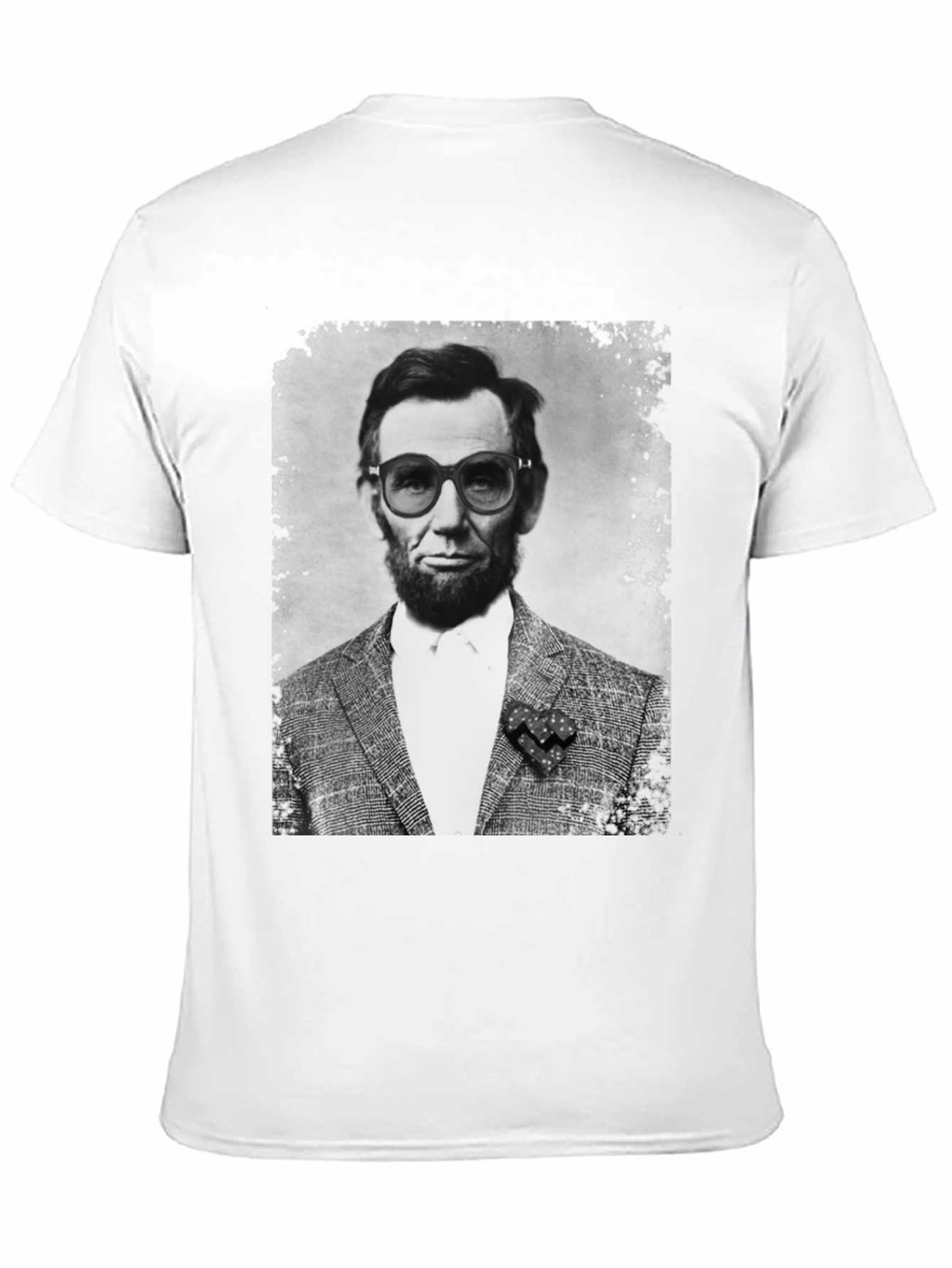 Black Abraham Lincoln in Shades T-Shirt view 11