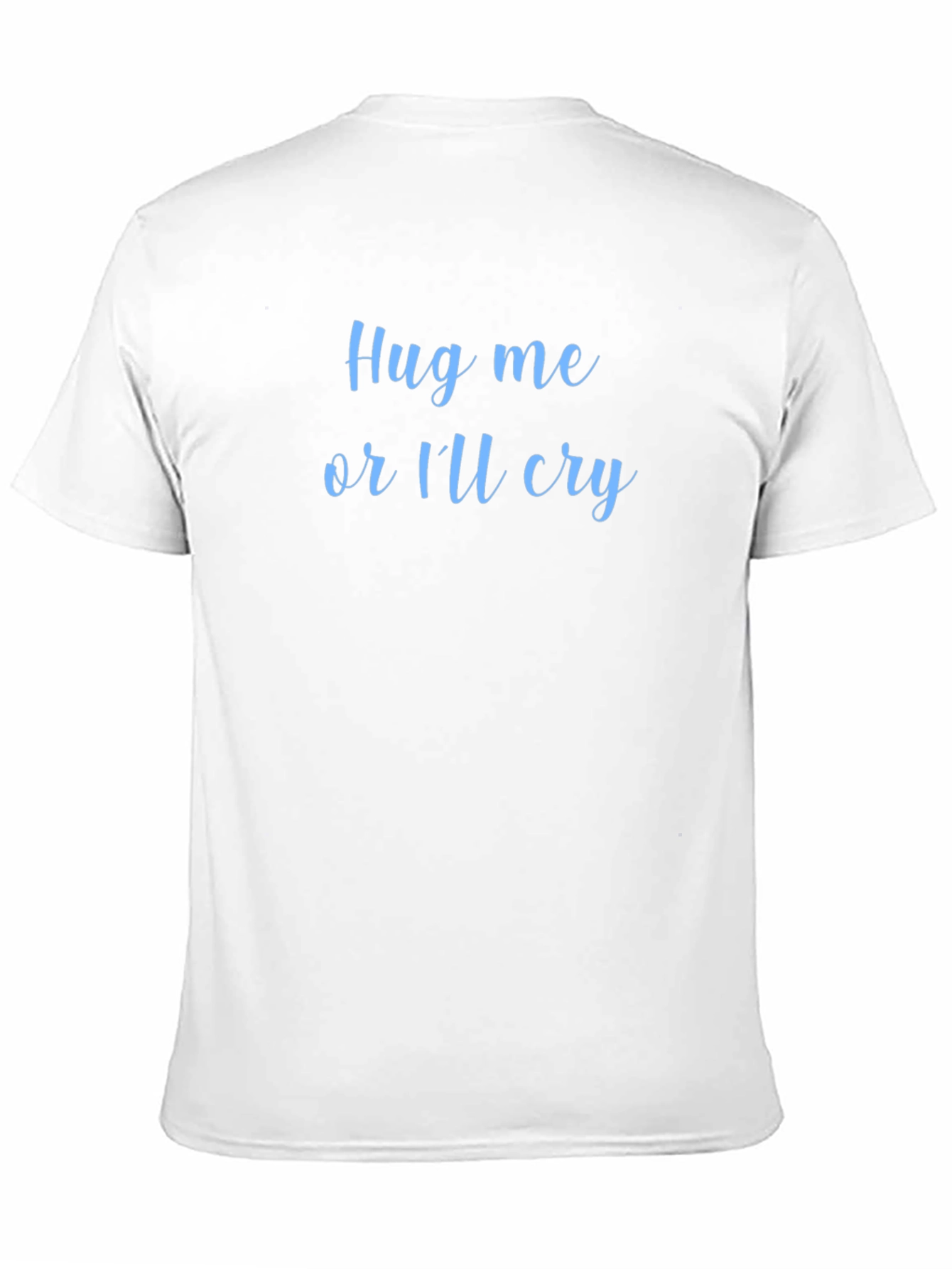 Black Hug Me T-Shirt - Soft Cotton Tee with Cute Saying view 11