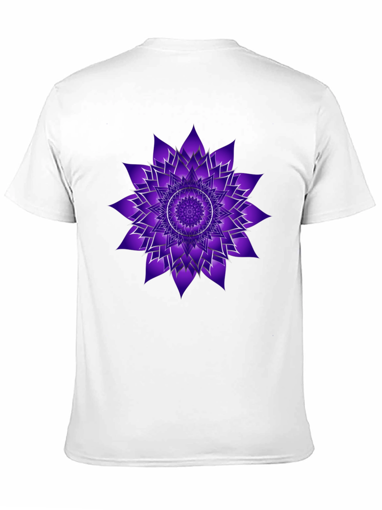 Black Crown Chakra Black T-Shirt - Spiritual Design view 11
