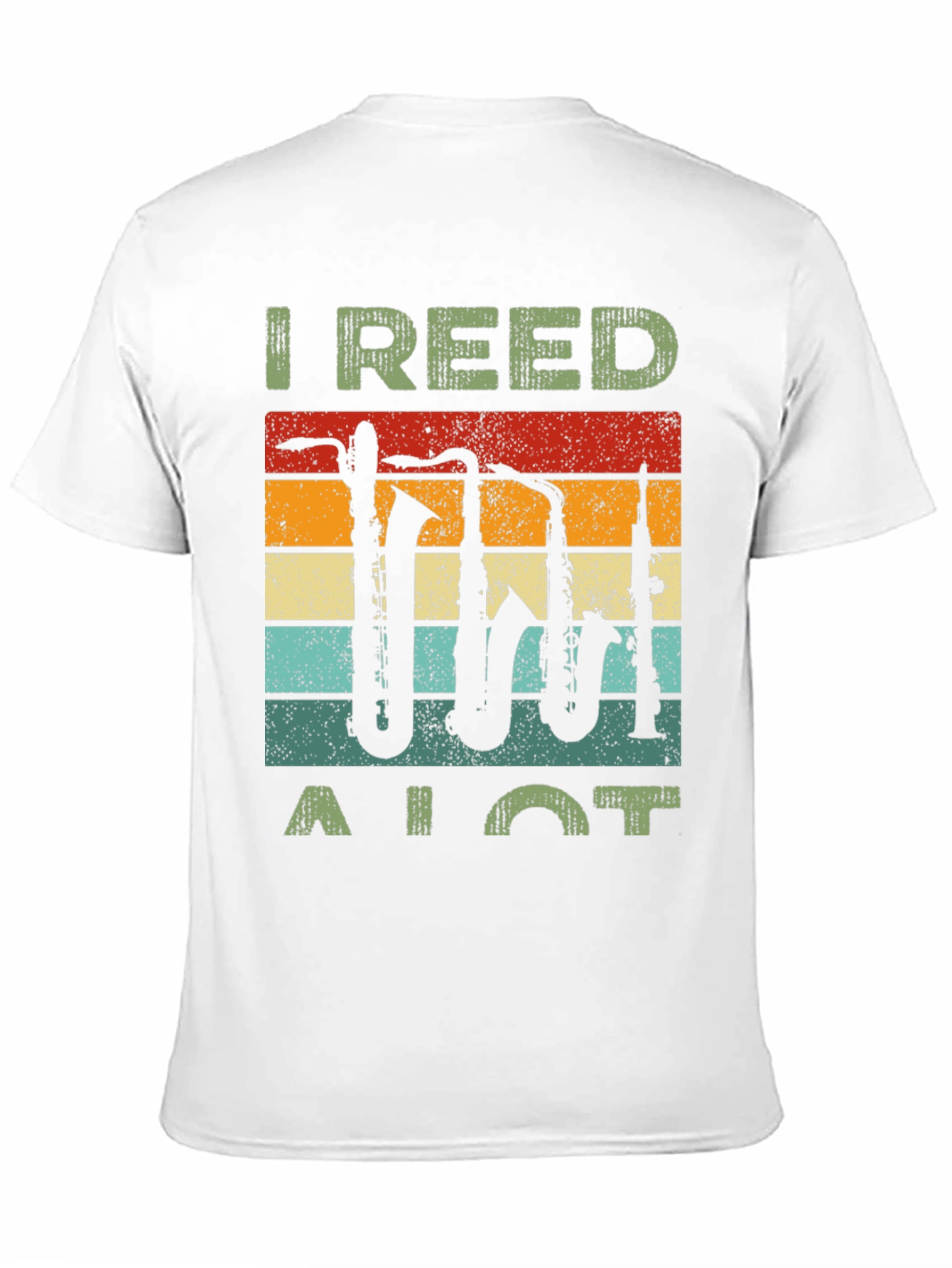 Black I Reed A Lot Saxophone T-Shirt - Music Lover Tee view 11