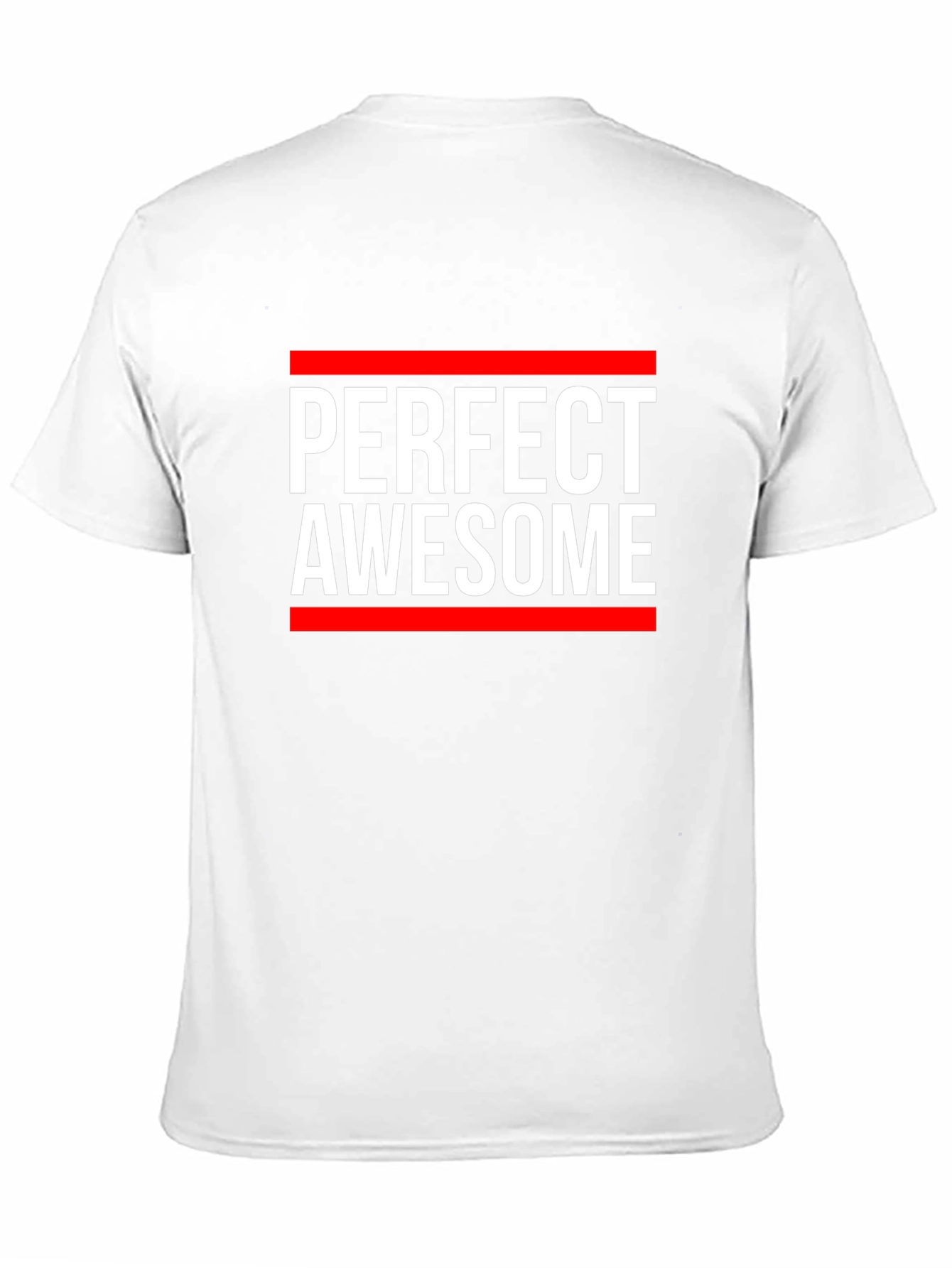 Black Perfect Awesome Graphic Tee - Unisex view 11