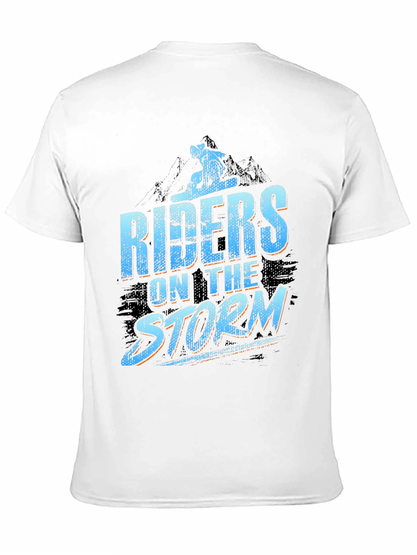 Black Riders on the Storm Black Graphic Tee view 11