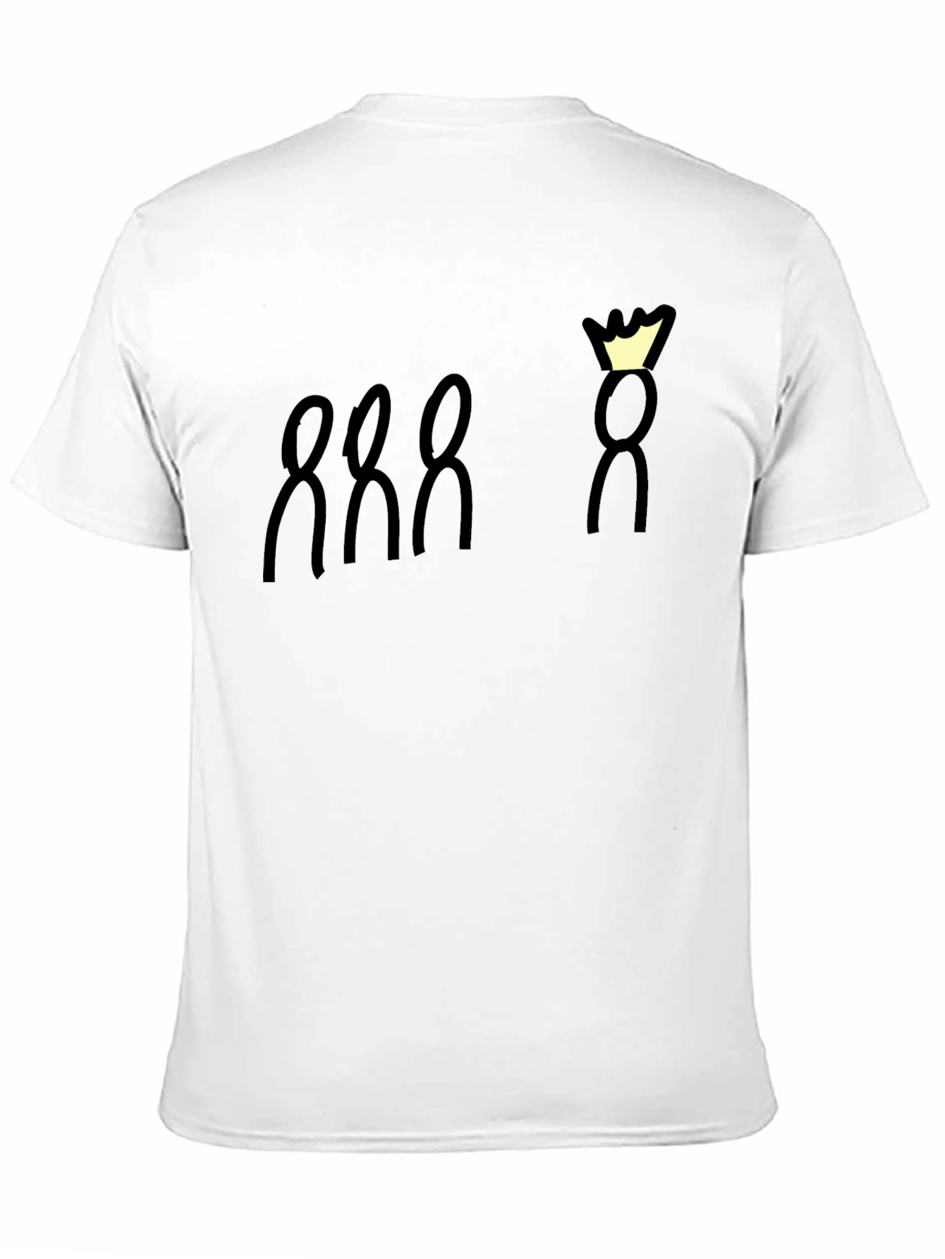Black King and His Loyal Subjects Black Graphic Tee view 11