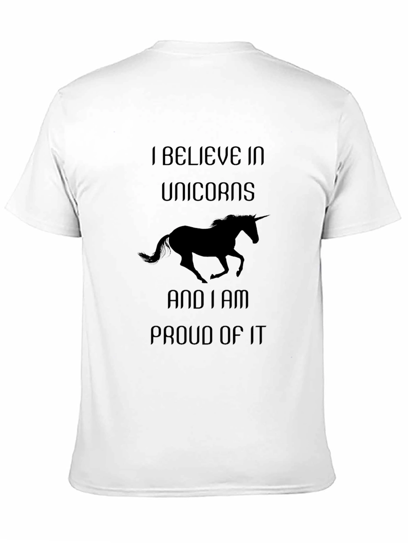 Black I Believe In Unicorns Graphic Tee view 11