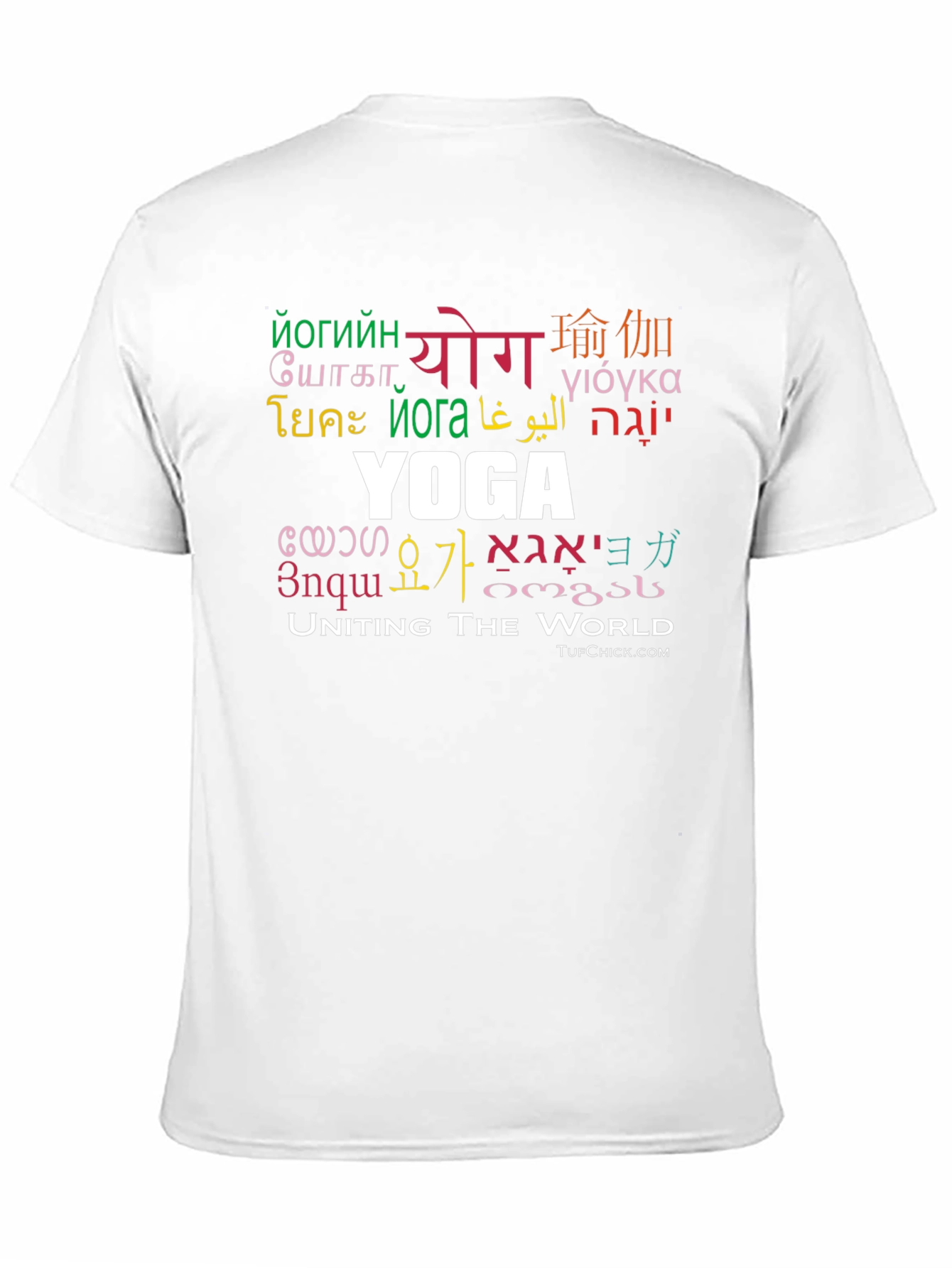 Yoga Uniting The World Black T-Shirt - 11