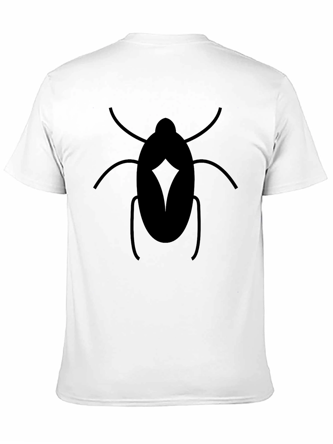 Black Cockroach Graphic Tee - Black Cotton T-Shirt view 11